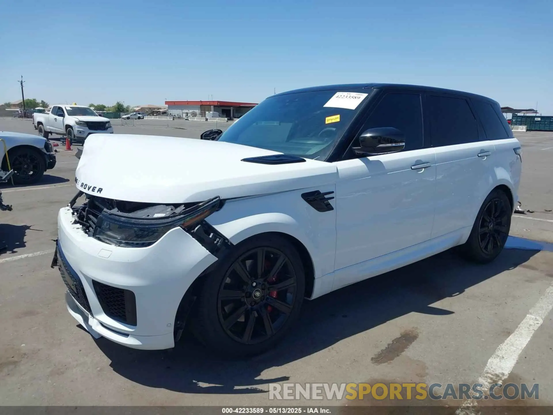 2 Photograph of a damaged car SALWS2RU3NA216568 LAND ROVER RANGE ROVER SPORT 2022
