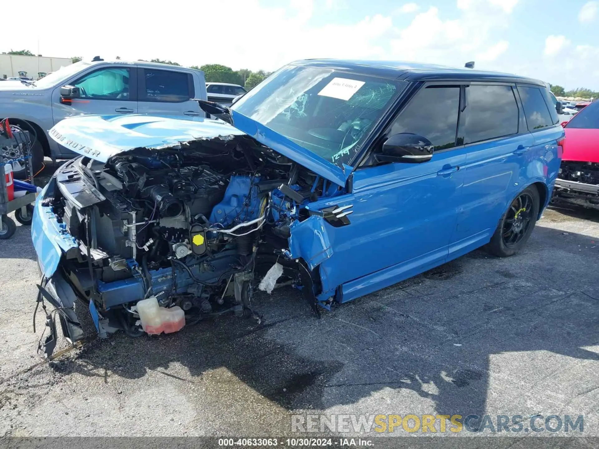 2 Photograph of a damaged car SALWZ2RE6NA241274 LAND ROVER RANGE ROVER SPORT 2022
