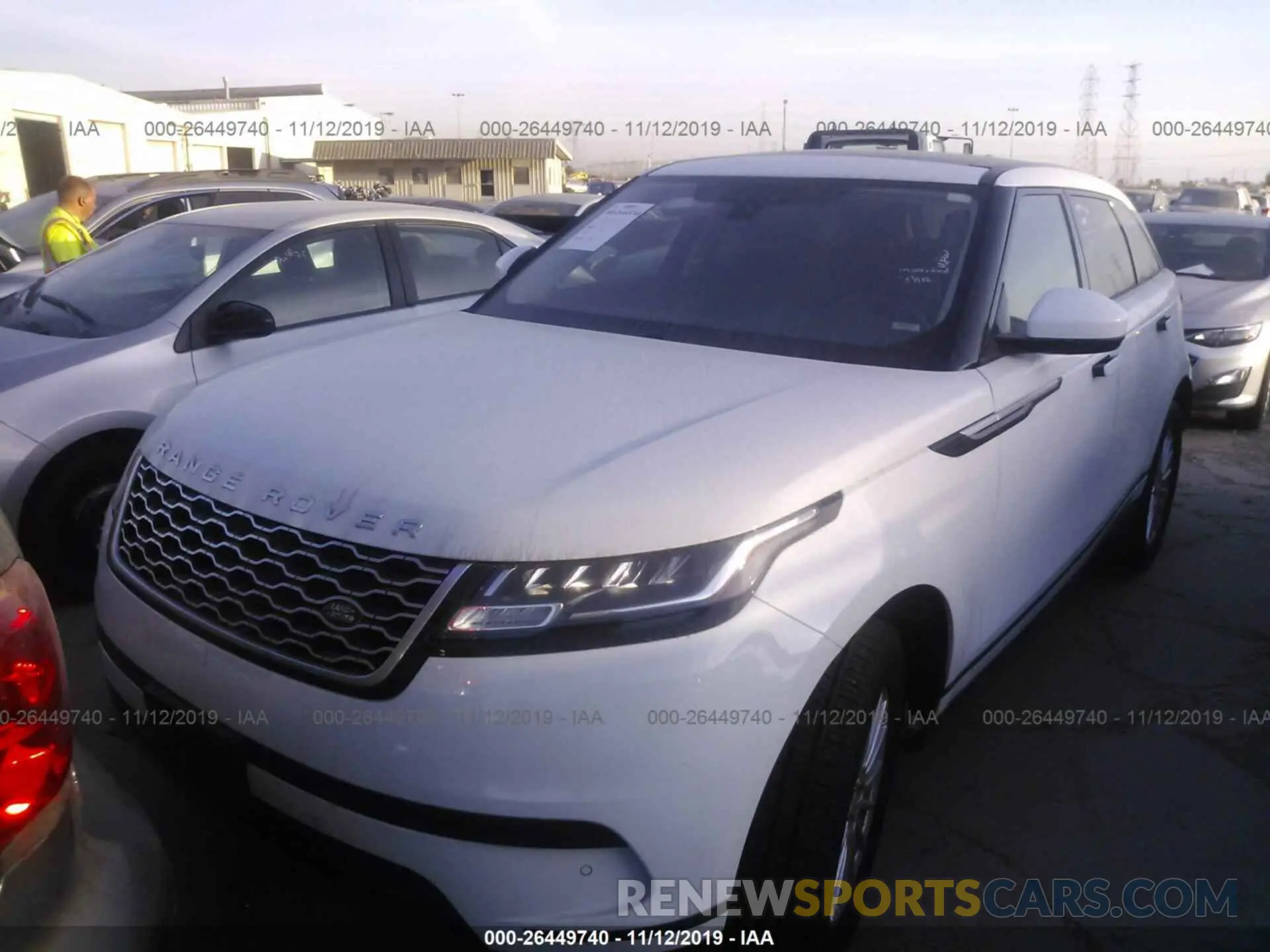 2 Photograph of a damaged car SALYA2EX1KA200912 LAND ROVER RANGE ROVER VELAR 2019
