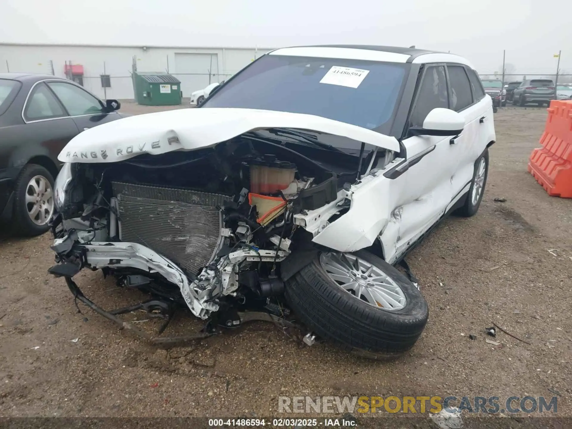 2 Photograph of a damaged car SALYA2EX4KA201472 LAND ROVER RANGE ROVER VELAR 2019