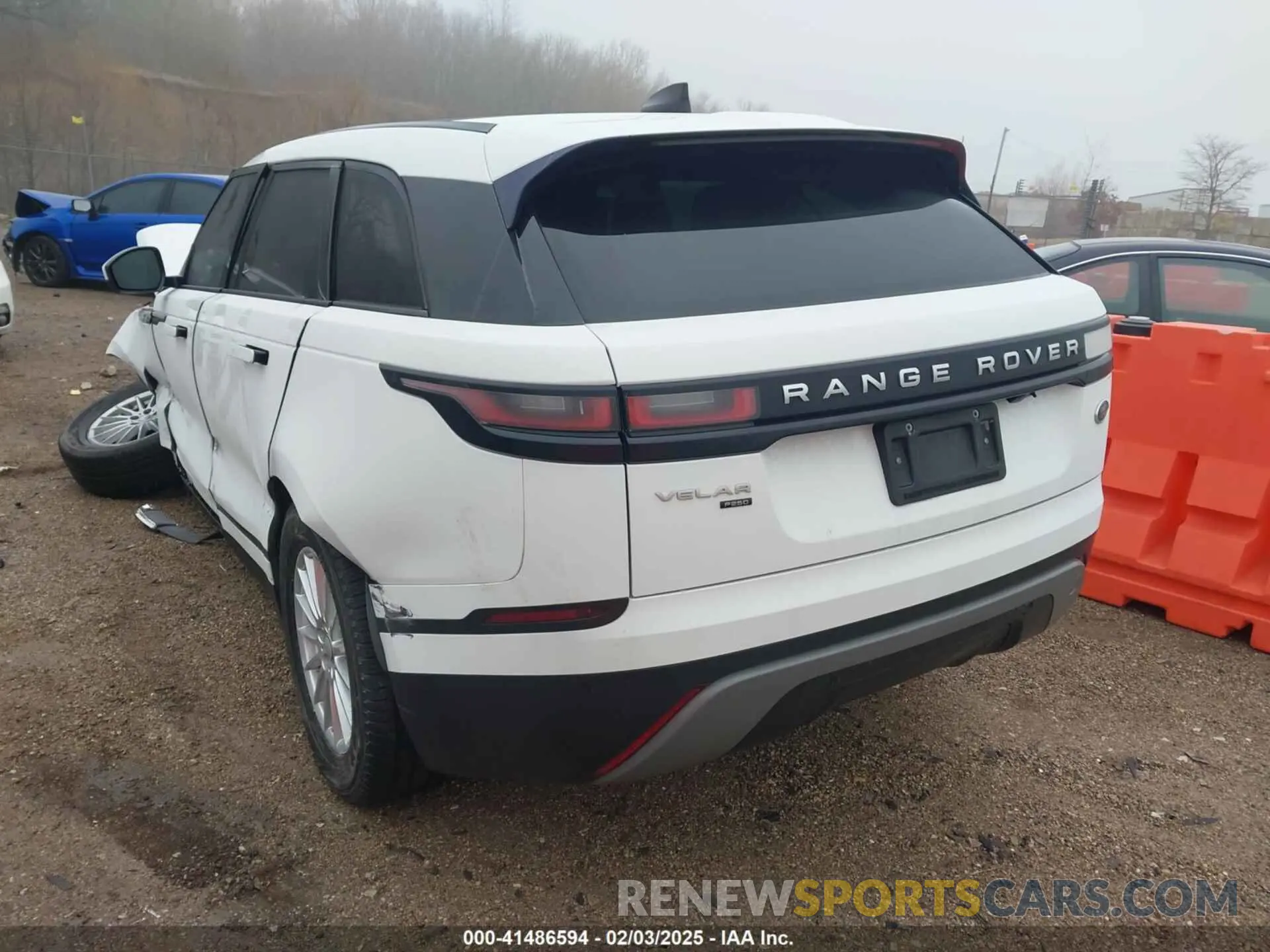 3 Photograph of a damaged car SALYA2EX4KA201472 LAND ROVER RANGE ROVER VELAR 2019