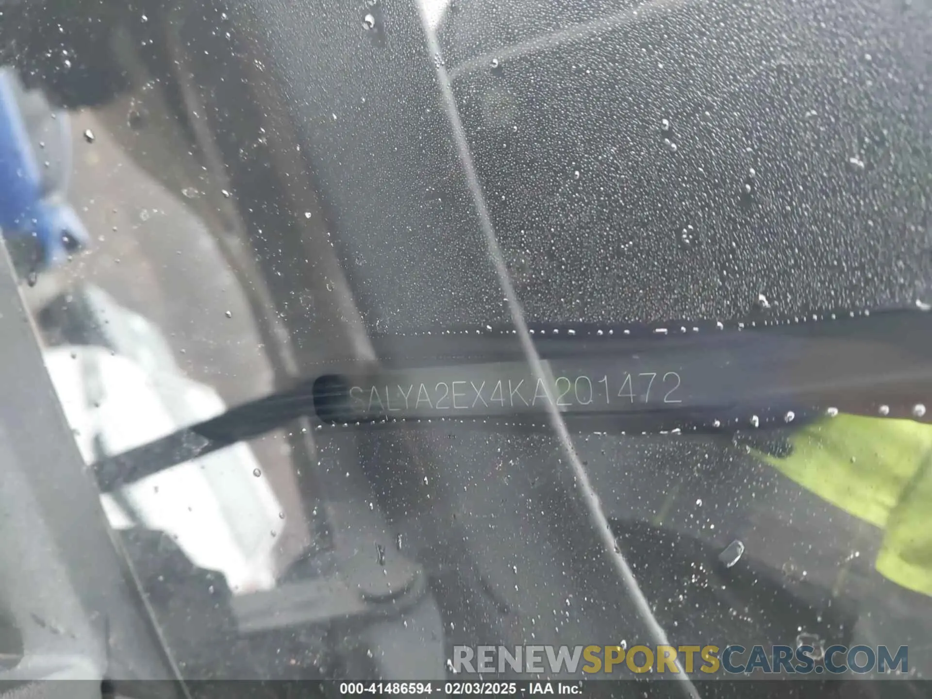 9 Photograph of a damaged car SALYA2EX4KA201472 LAND ROVER RANGE ROVER VELAR 2019