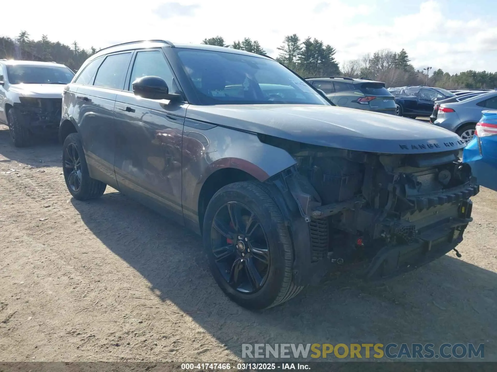 1 Photograph of a damaged car SALYB2EV4KA789188 LAND ROVER RANGE ROVER VELAR 2019