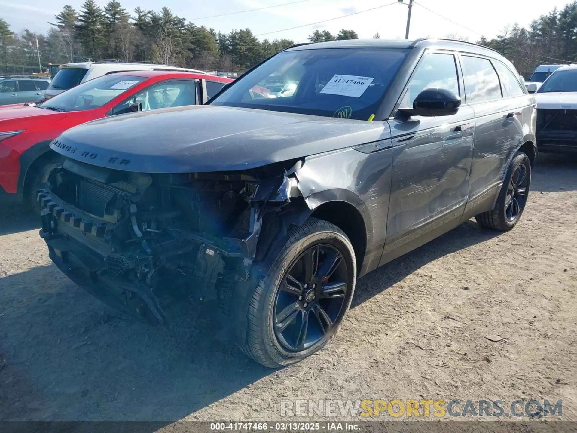 2 Photograph of a damaged car SALYB2EV4KA789188 LAND ROVER RANGE ROVER VELAR 2019