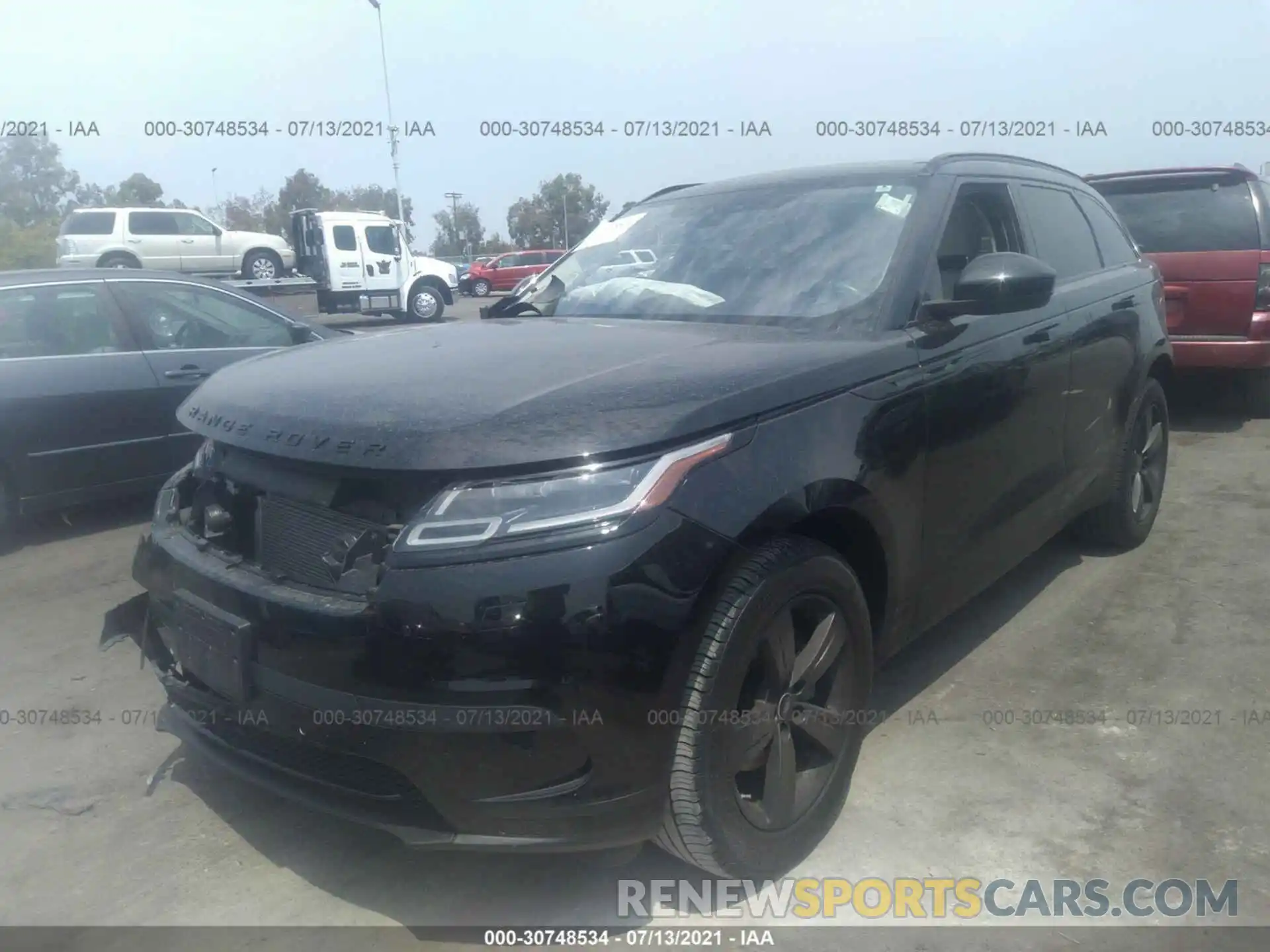 2 Photograph of a damaged car SALYB2EX2KA233320 LAND ROVER RANGE ROVER VELAR 2019