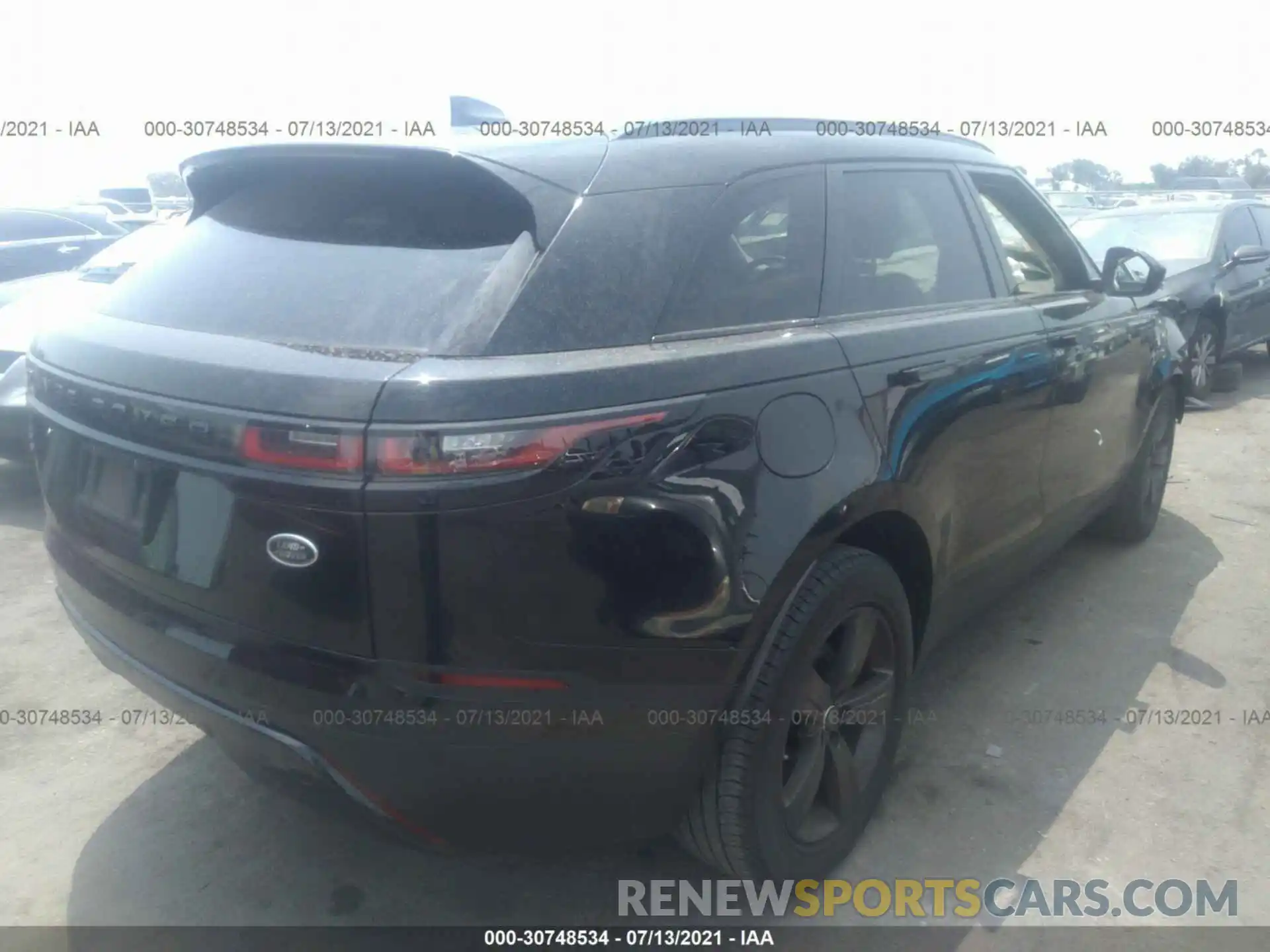 4 Photograph of a damaged car SALYB2EX2KA233320 LAND ROVER RANGE ROVER VELAR 2019