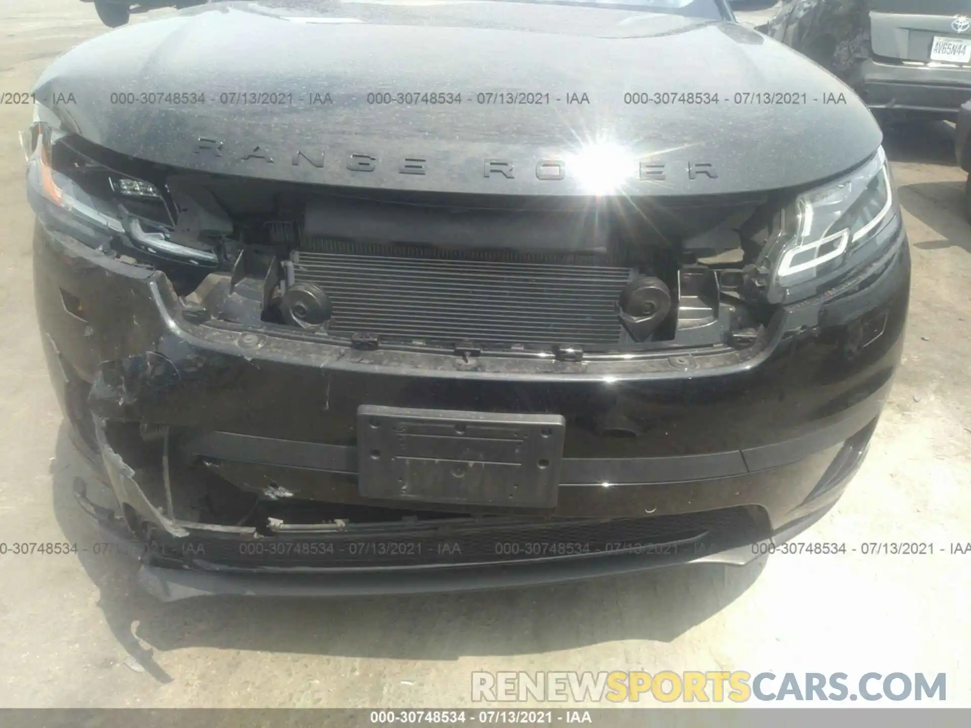 6 Photograph of a damaged car SALYB2EX2KA233320 LAND ROVER RANGE ROVER VELAR 2019