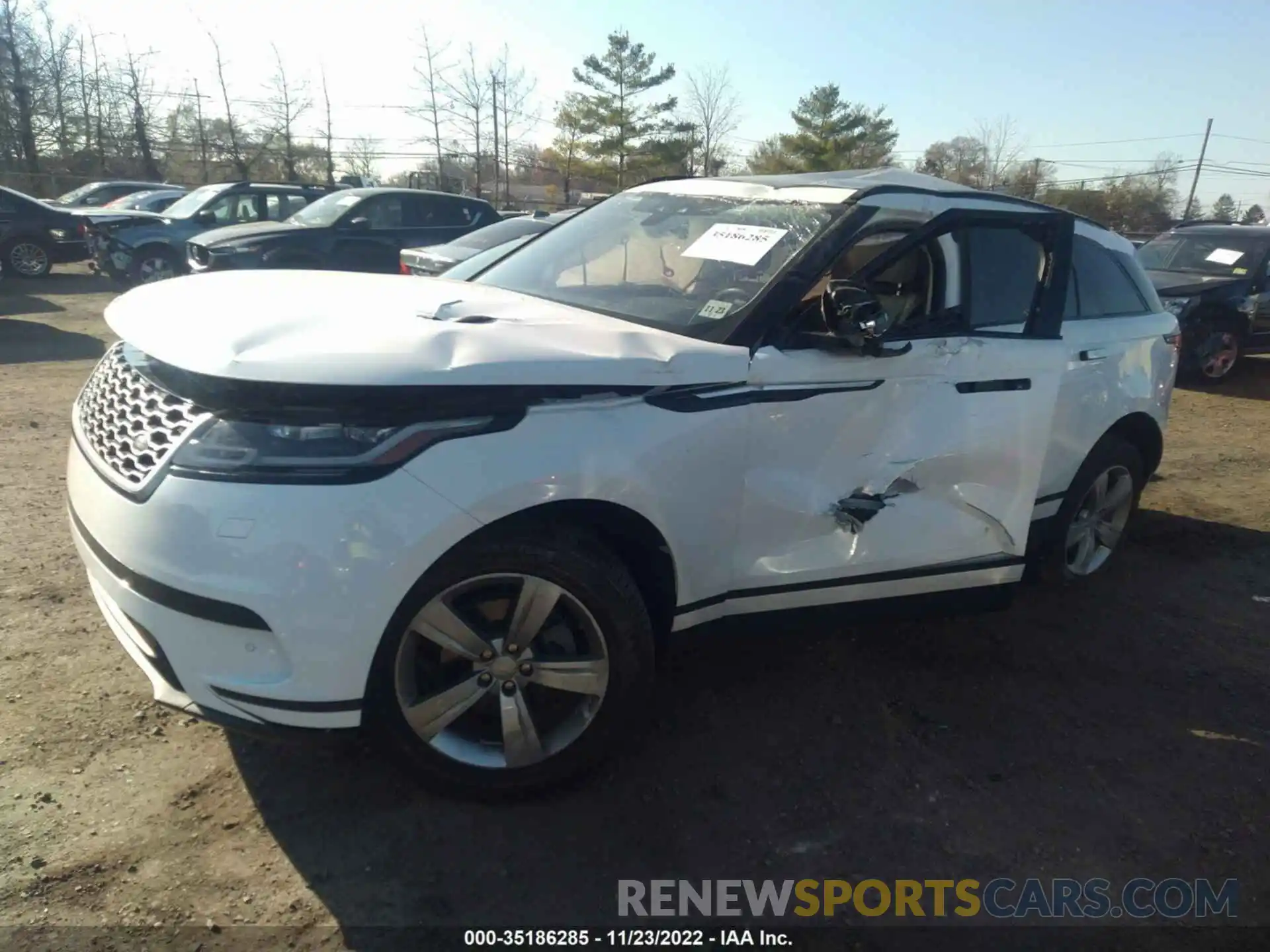 2 Photograph of a damaged car SALYB2EX2KA785318 LAND ROVER RANGE ROVER VELAR 2019