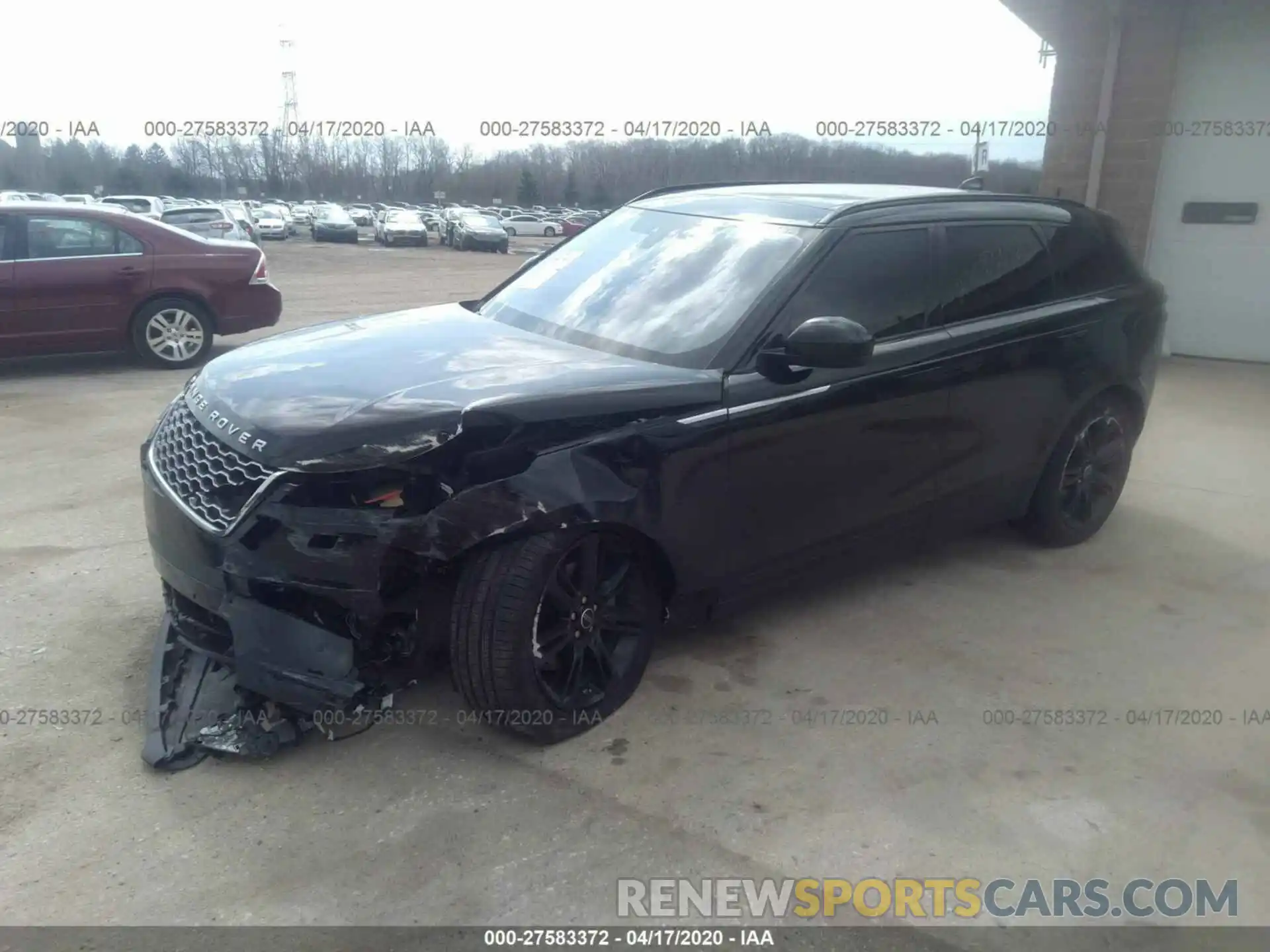 2 Photograph of a damaged car SALYB2EX4KA214803 LAND ROVER RANGE ROVER VELAR 2019