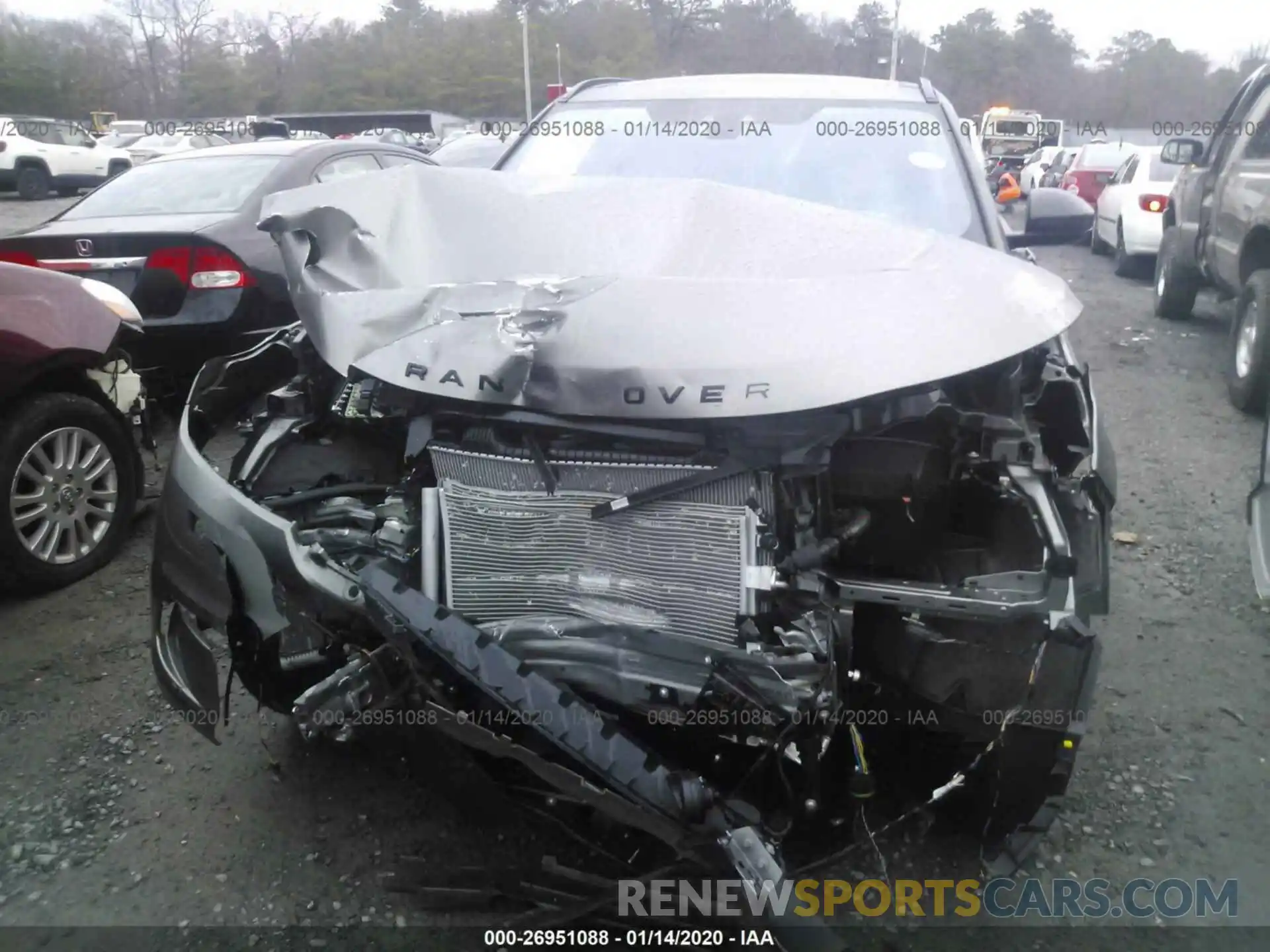 6 Photograph of a damaged car SALYB2EX4KA215630 LAND ROVER RANGE ROVER VELAR 2019