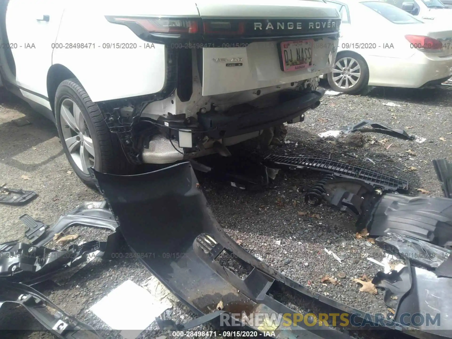 6 Photograph of a damaged car SALYB2EX6KA783636 LAND ROVER RANGE ROVER VELAR 2019