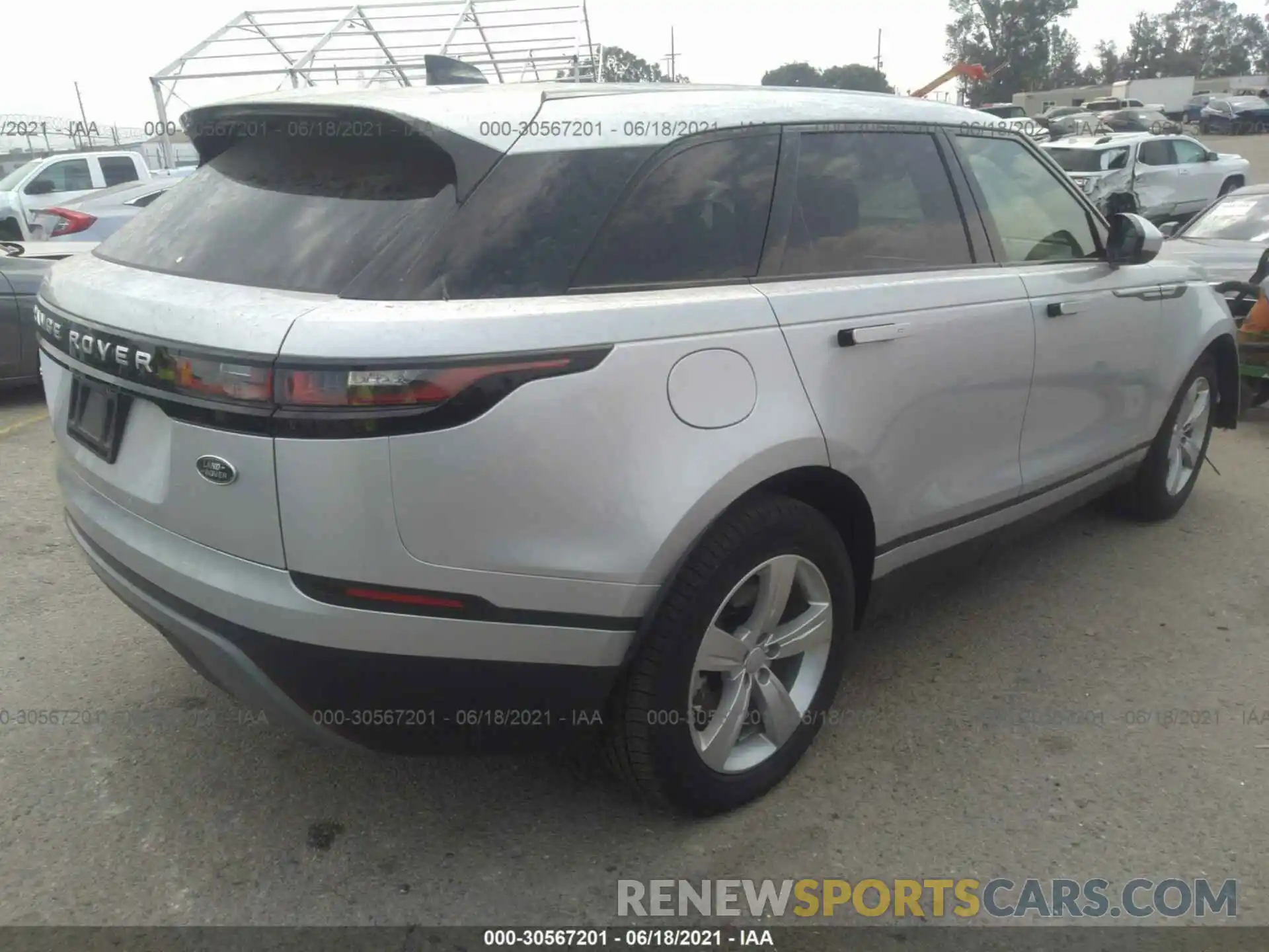 4 Photograph of a damaged car SALYB2EX8KA236089 LAND ROVER RANGE ROVER VELAR 2019