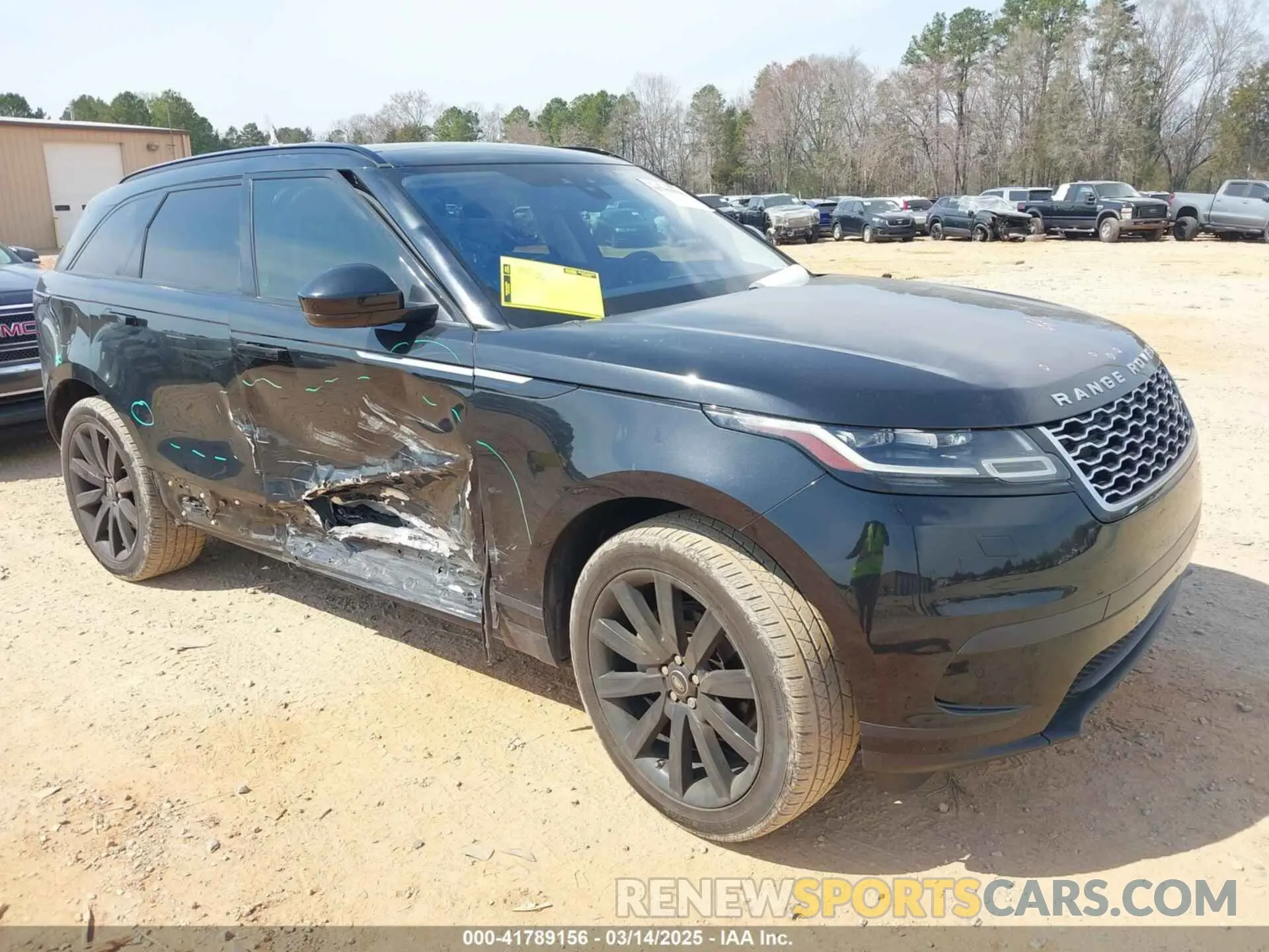 1 Photograph of a damaged car SALYB2EX8KA780429 LAND ROVER RANGE ROVER VELAR 2019