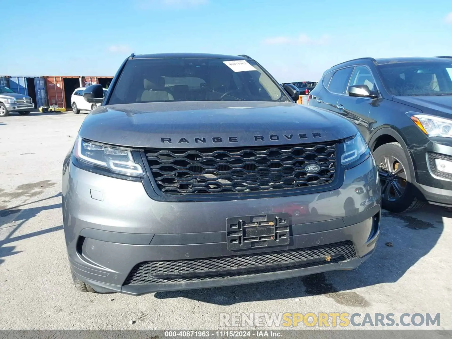 11 Photograph of a damaged car SALYB2EXXKA783199 LAND ROVER RANGE ROVER VELAR 2019