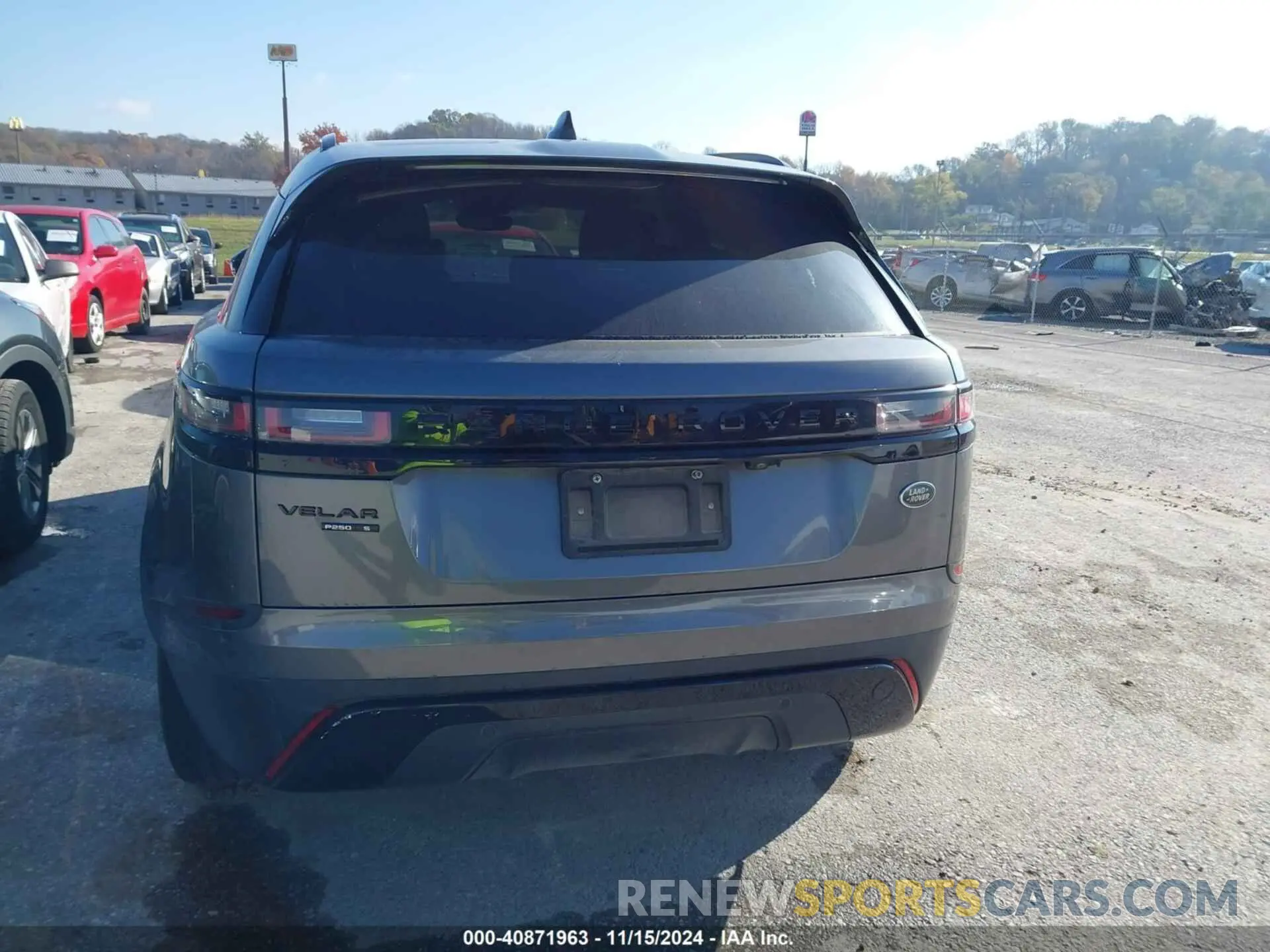 15 Photograph of a damaged car SALYB2EXXKA783199 LAND ROVER RANGE ROVER VELAR 2019