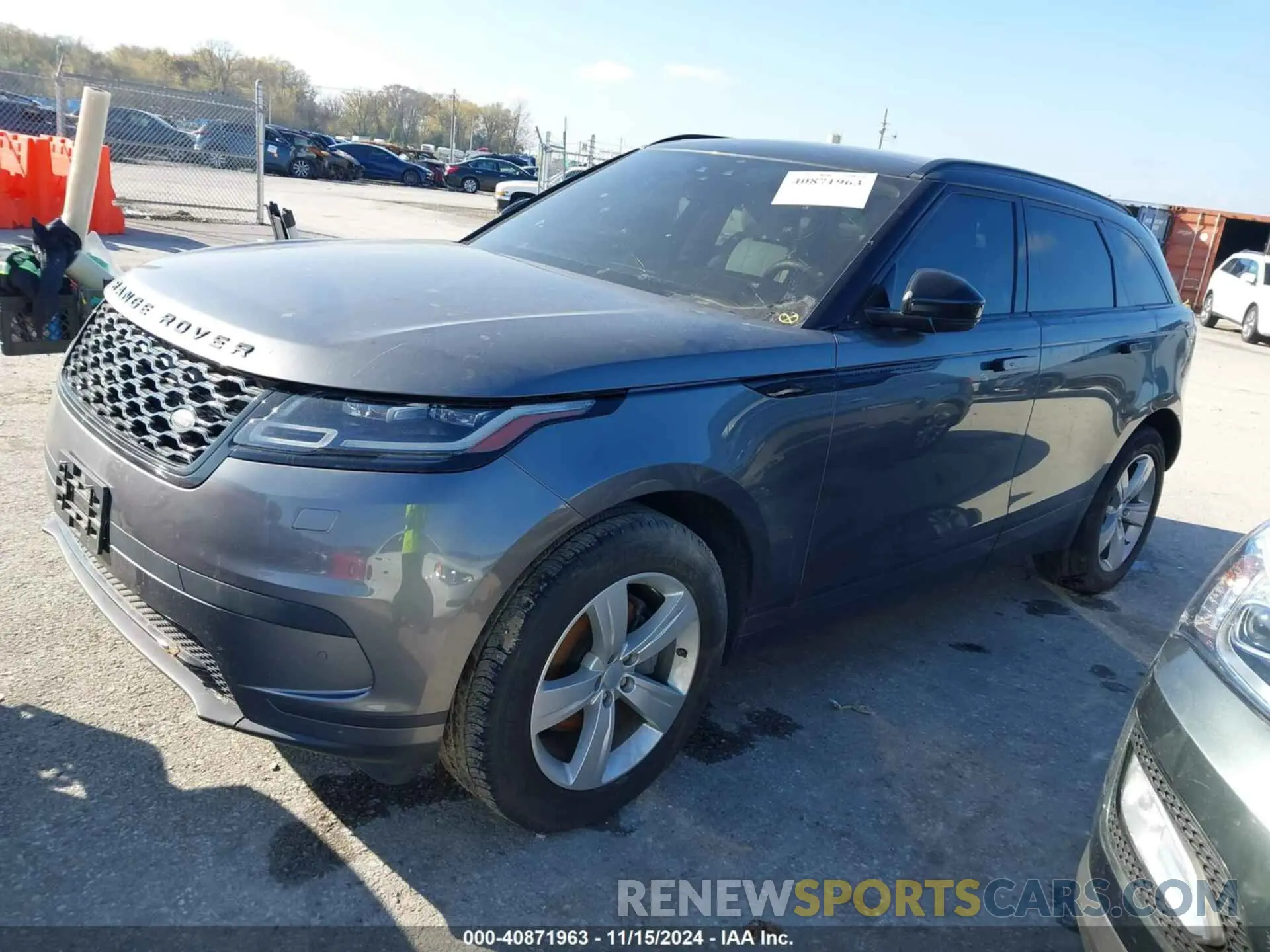2 Photograph of a damaged car SALYB2EXXKA783199 LAND ROVER RANGE ROVER VELAR 2019