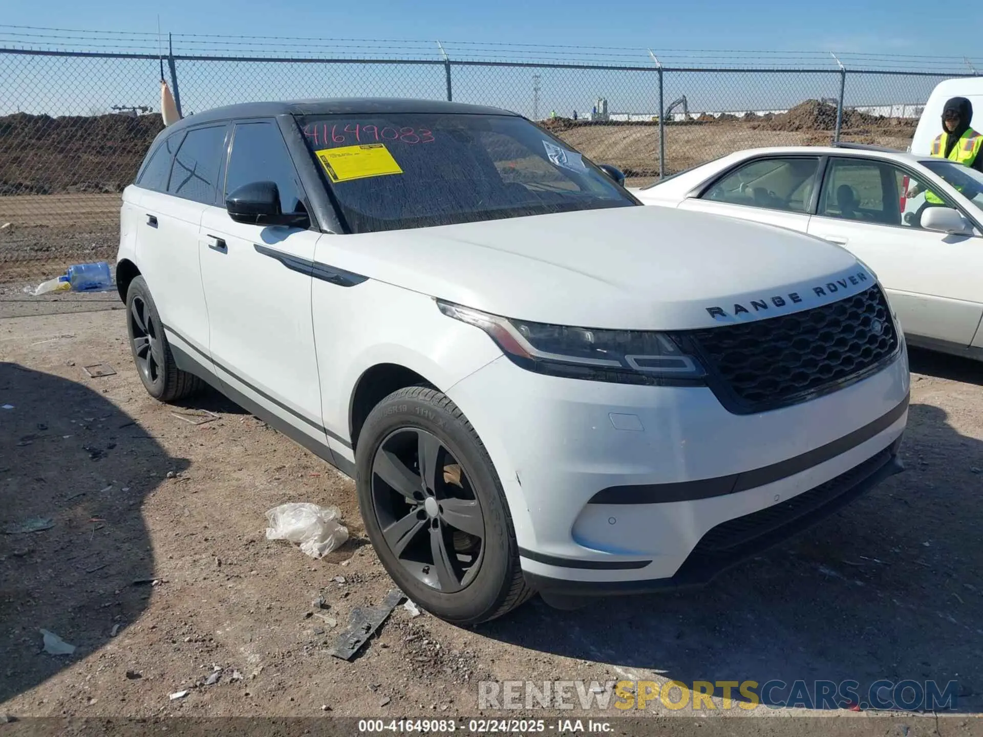 1 Photograph of a damaged car SALYB2EXXKA795871 LAND ROVER RANGE ROVER VELAR 2019