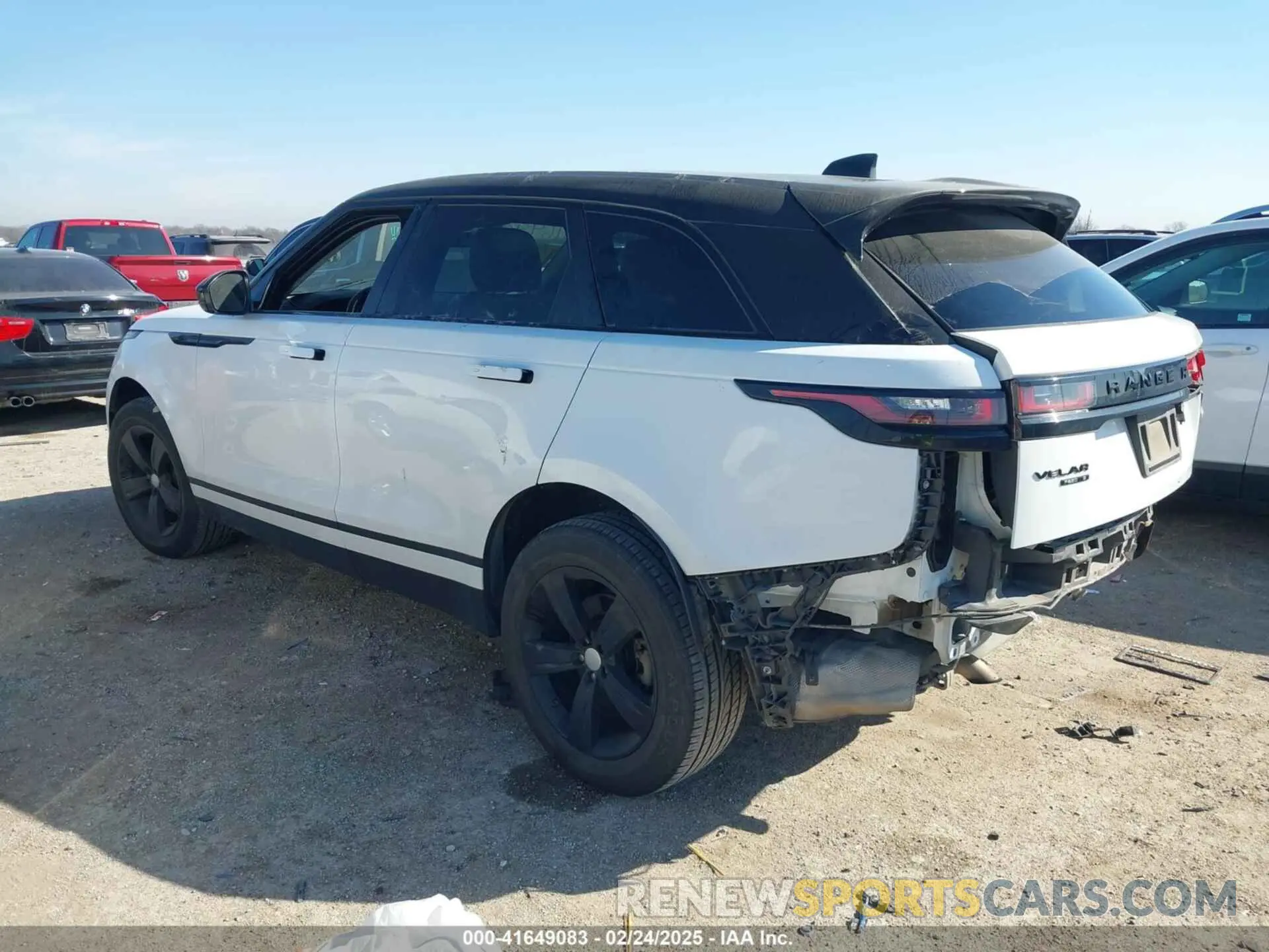 3 Photograph of a damaged car SALYB2EXXKA795871 LAND ROVER RANGE ROVER VELAR 2019