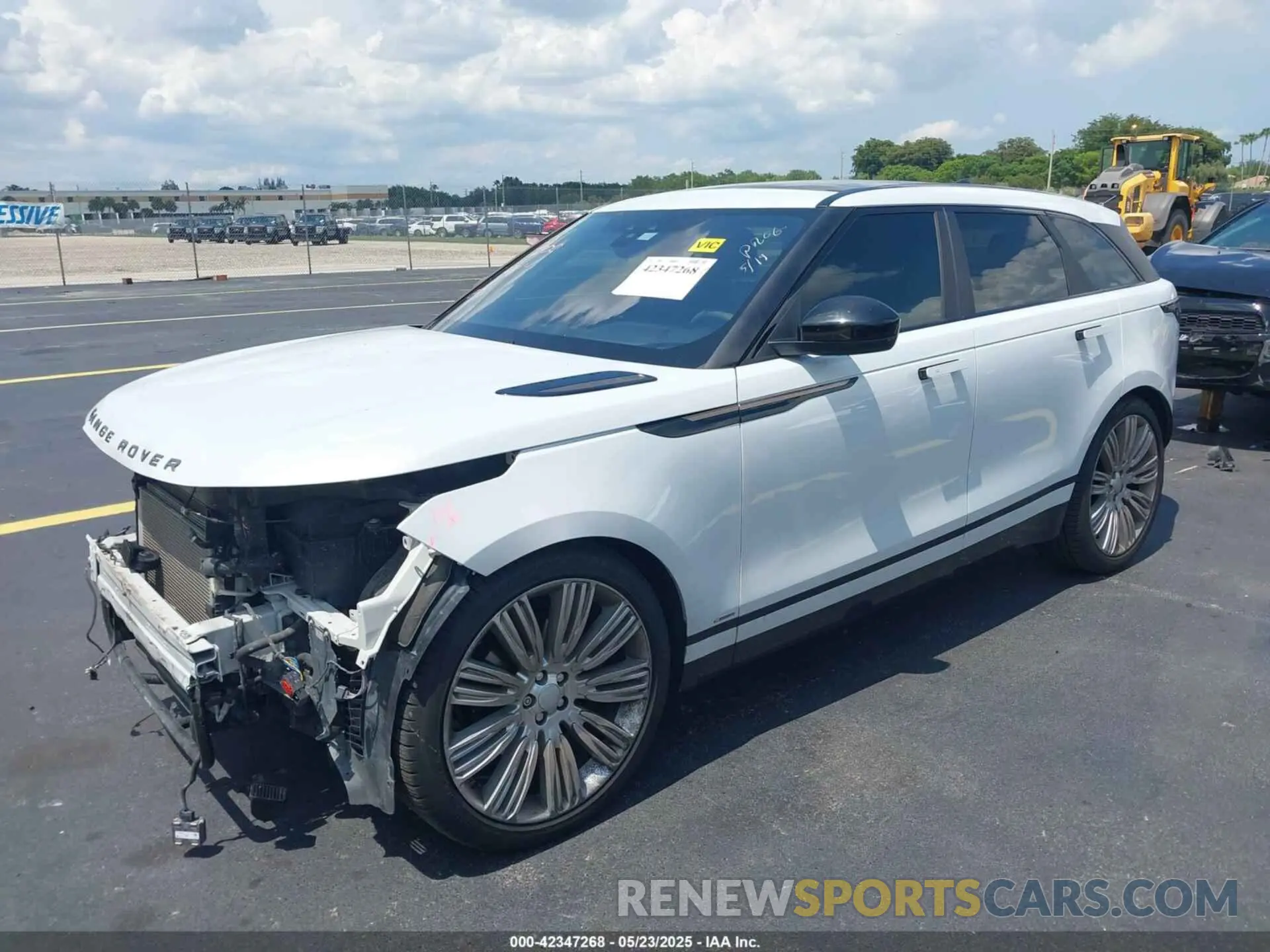 2 Photograph of a damaged car SALYL2EV9KA202481 LAND ROVER RANGE ROVER VELAR 2019