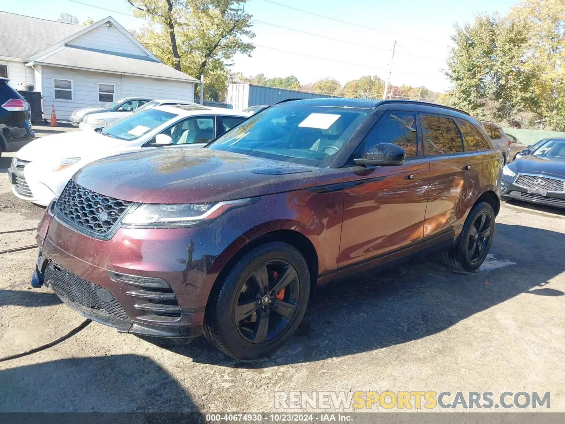 2 Photograph of a damaged car SALYL2EX0KA222975 LAND ROVER RANGE ROVER VELAR 2019
