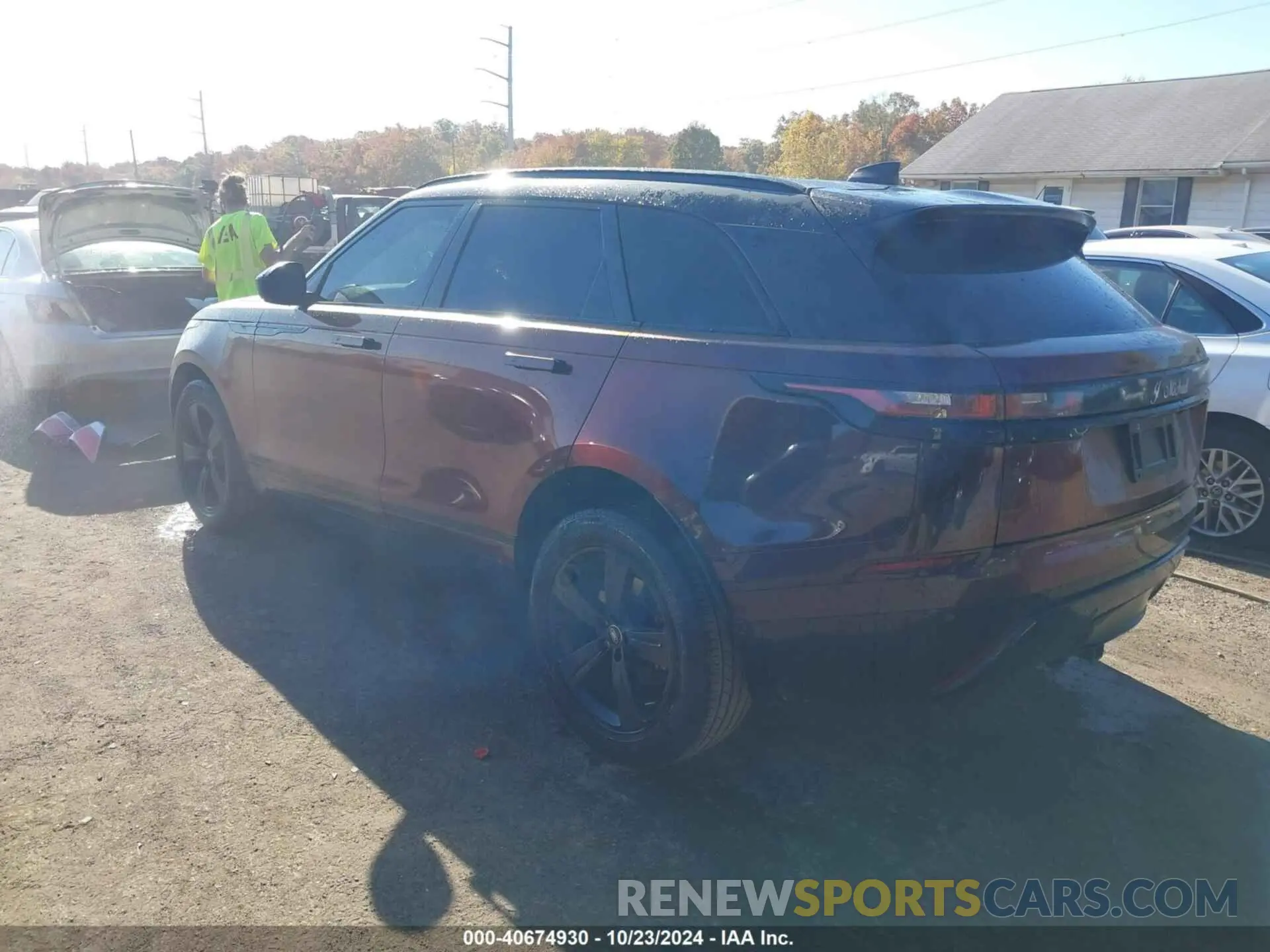 3 Photograph of a damaged car SALYL2EX0KA222975 LAND ROVER RANGE ROVER VELAR 2019