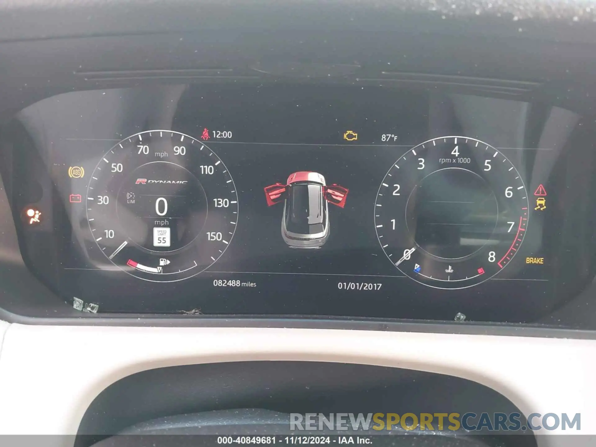 7 Photograph of a damaged car SALYL2EX0KA223978 LAND ROVER RANGE ROVER VELAR 2019