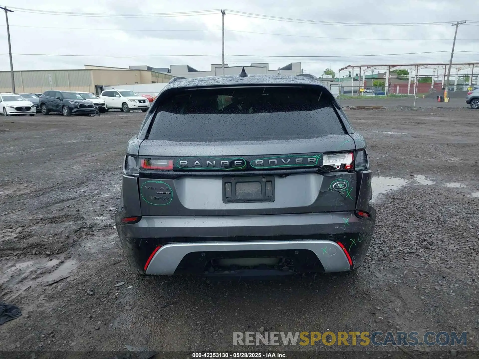 6 Photograph of a damaged car SALYL2EX1KA227926 LAND ROVER RANGE ROVER VELAR 2019