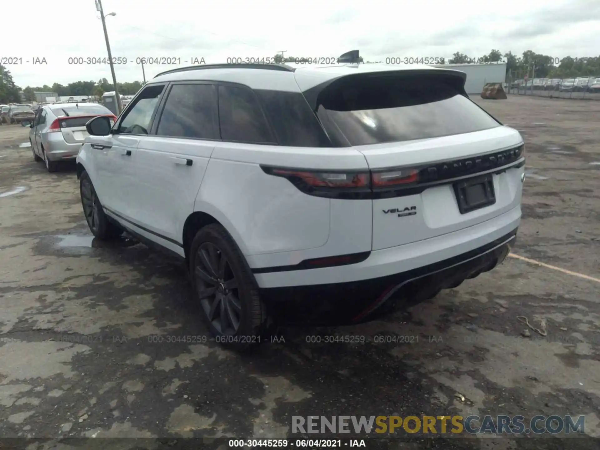 3 Photograph of a damaged car SALYL2EX2KA203201 LAND ROVER RANGE ROVER VELAR 2019