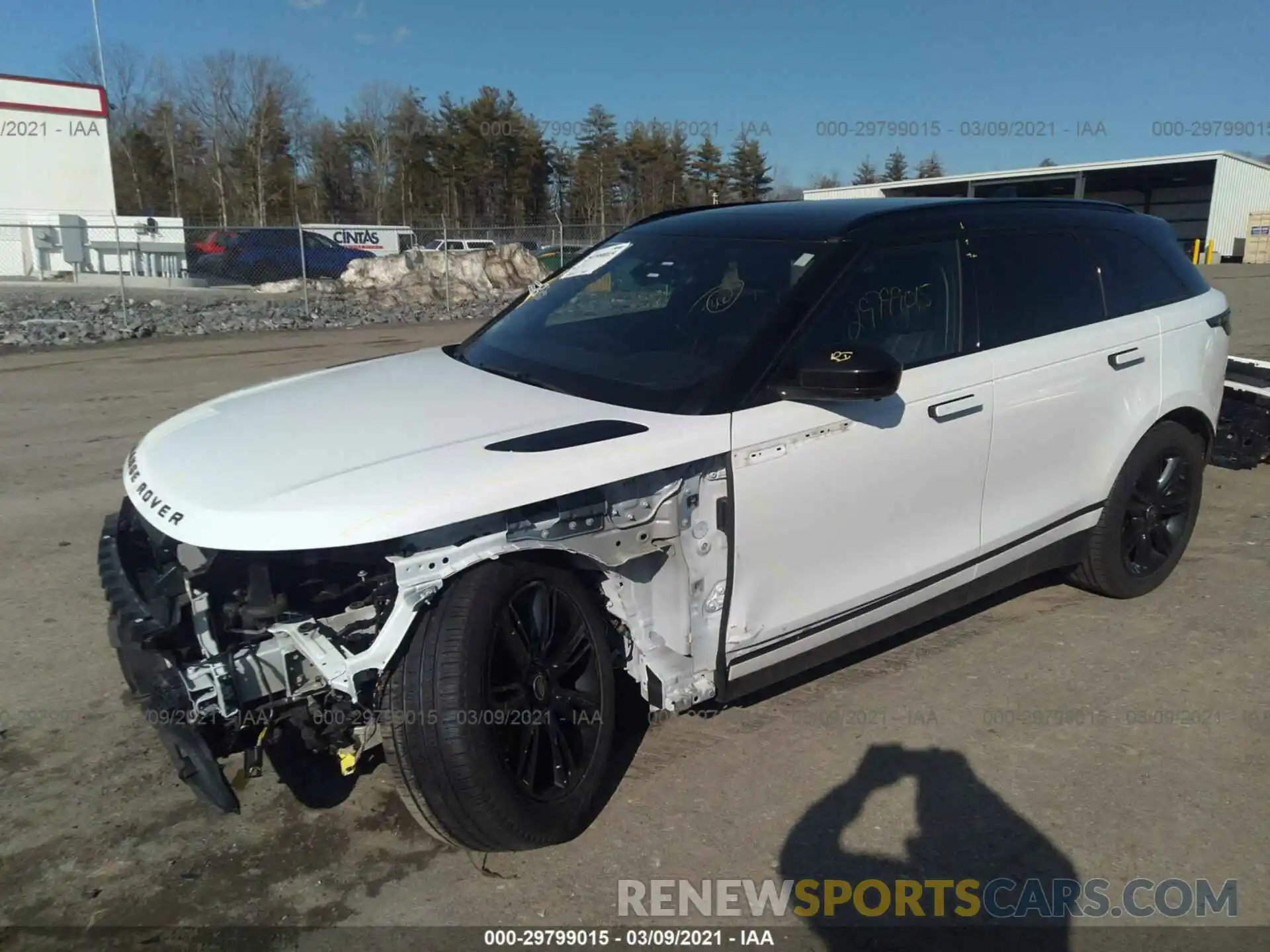 2 Photograph of a damaged car SALYL2EX2KA213369 LAND ROVER RANGE ROVER VELAR 2019