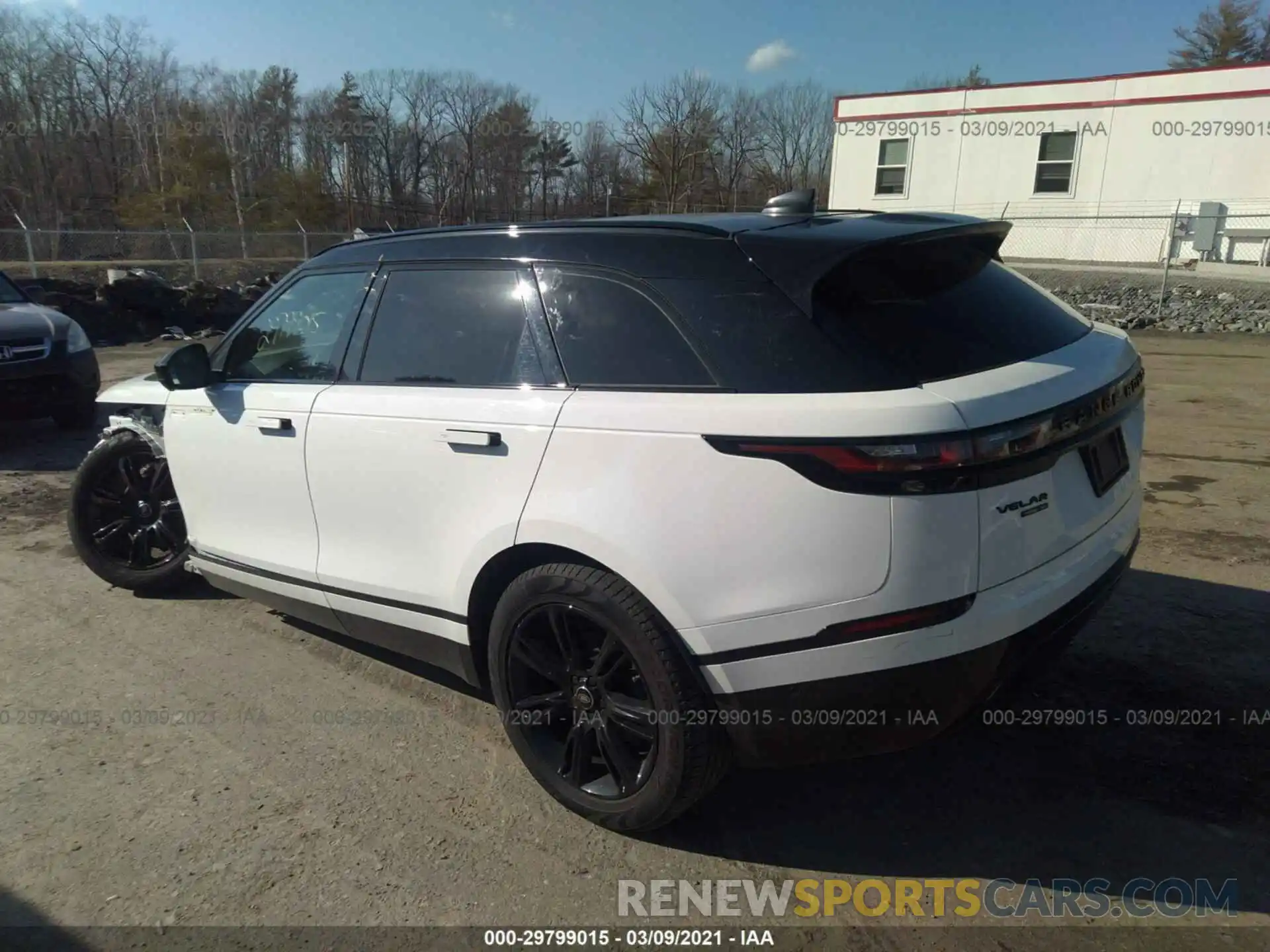 3 Photograph of a damaged car SALYL2EX2KA213369 LAND ROVER RANGE ROVER VELAR 2019