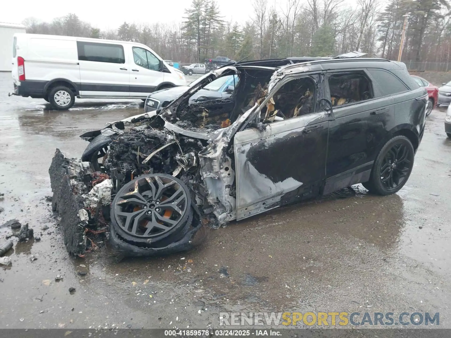 2 Photograph of a damaged car SALYL2EX2KA792895 LAND ROVER RANGE ROVER VELAR 2019