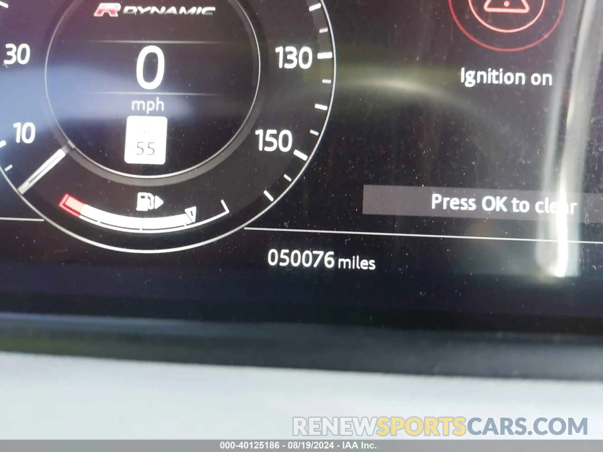 16 Photograph of a damaged car SALYL2EX3KA785731 LAND ROVER RANGE ROVER VELAR 2019