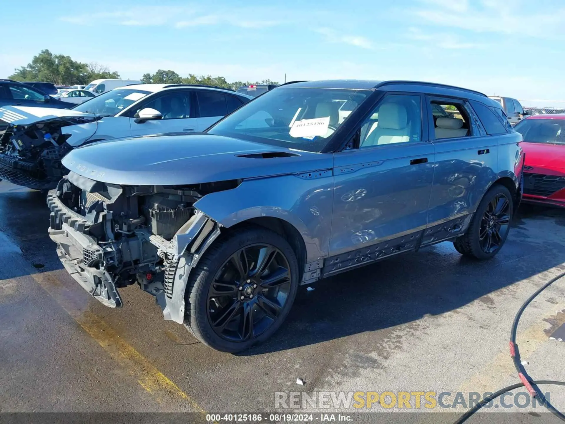 2 Photograph of a damaged car SALYL2EX3KA785731 LAND ROVER RANGE ROVER VELAR 2019