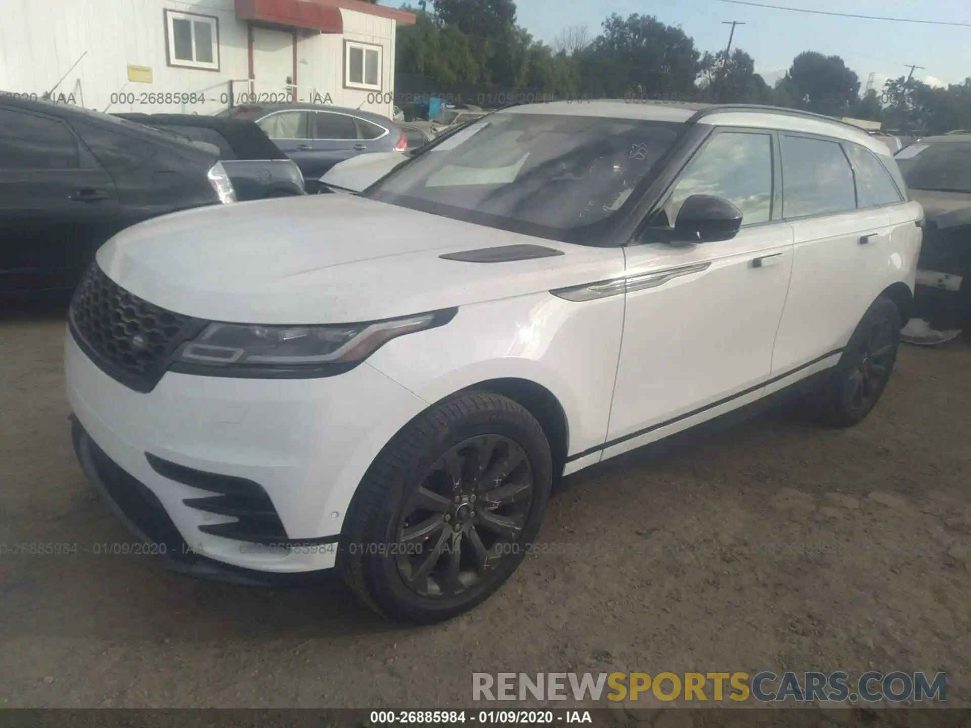 2 Photograph of a damaged car SALYL2EX4KA205189 LAND ROVER RANGE ROVER VELAR 2019