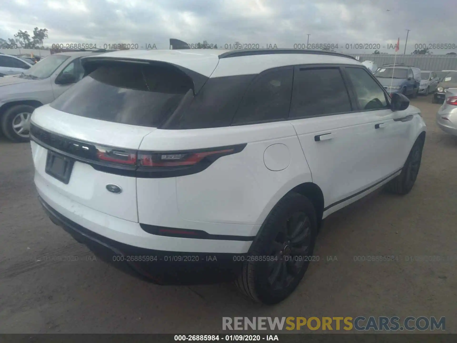 4 Photograph of a damaged car SALYL2EX4KA205189 LAND ROVER RANGE ROVER VELAR 2019