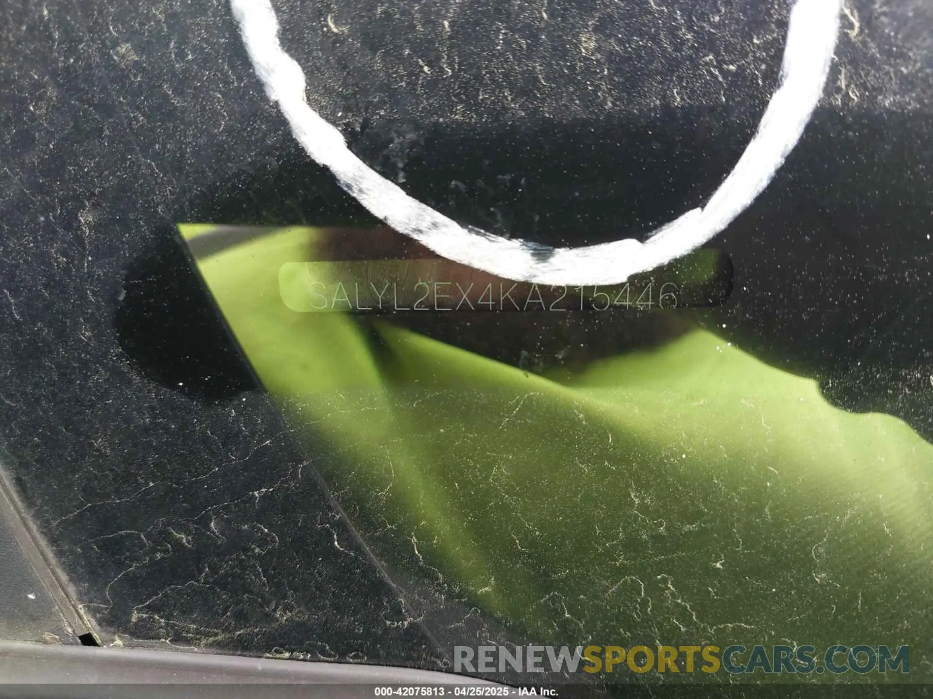 9 Photograph of a damaged car SALYL2EX4KA215446 LAND ROVER RANGE ROVER VELAR 2019