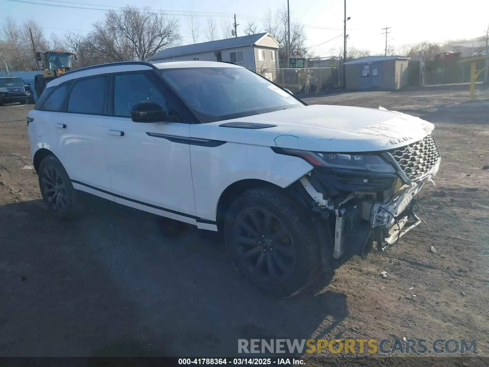 1 Photograph of a damaged car SALYL2EX4KA779906 LAND ROVER RANGE ROVER VELAR 2019