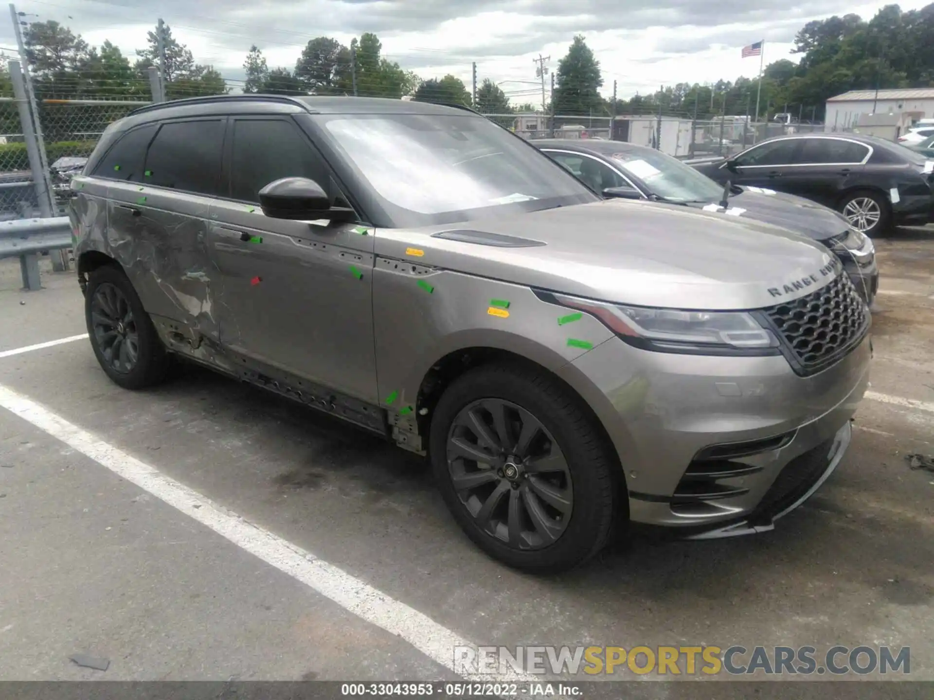 1 Photograph of a damaged car SALYL2EX4KA799038 LAND ROVER RANGE ROVER VELAR 2019