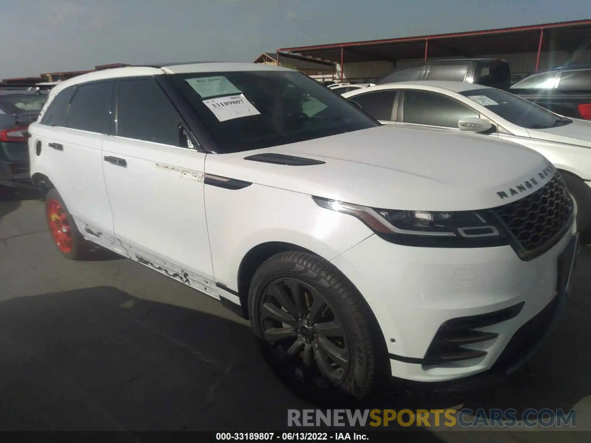 1 Photograph of a damaged car SALYL2EX5KA218534 LAND ROVER RANGE ROVER VELAR 2019