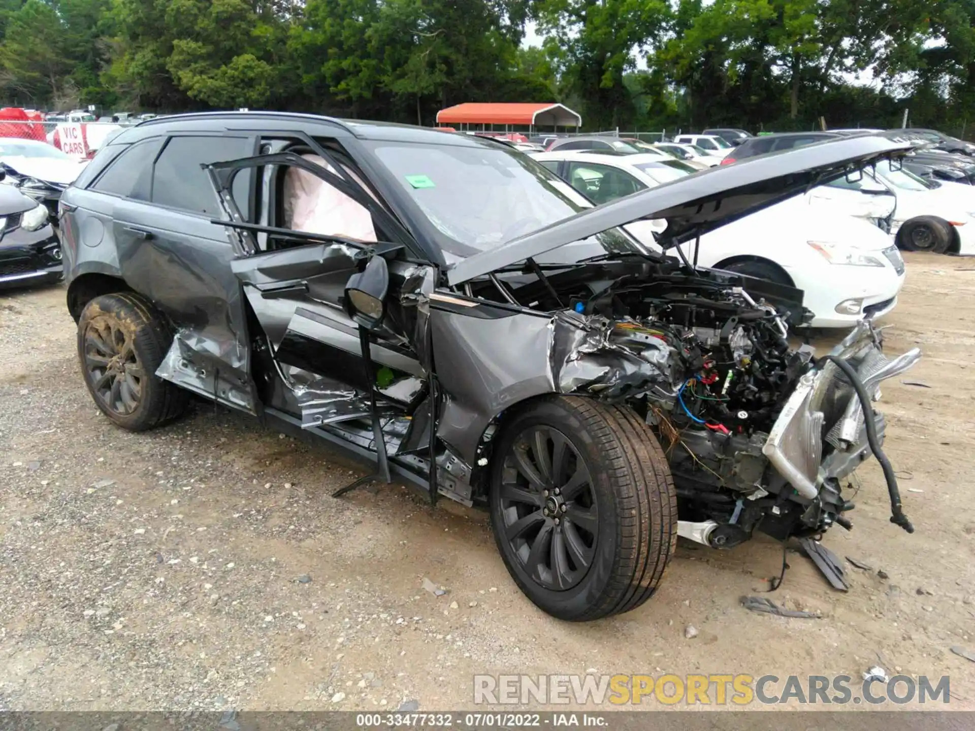 1 Photograph of a damaged car SALYL2EX5KA219084 LAND ROVER RANGE ROVER VELAR 2019