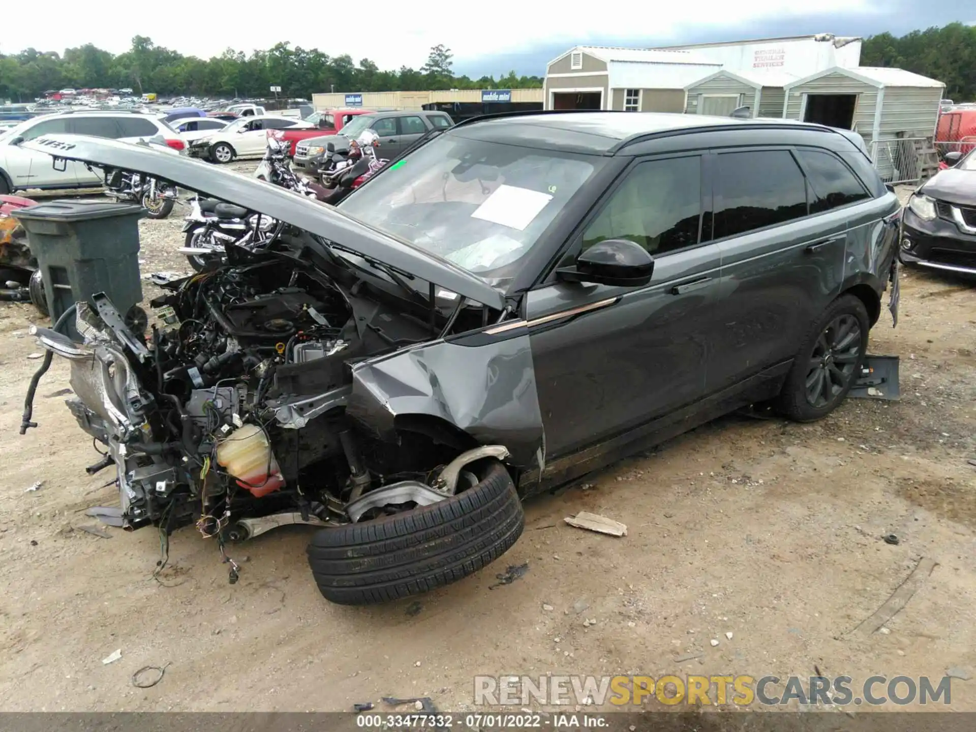 2 Photograph of a damaged car SALYL2EX5KA219084 LAND ROVER RANGE ROVER VELAR 2019