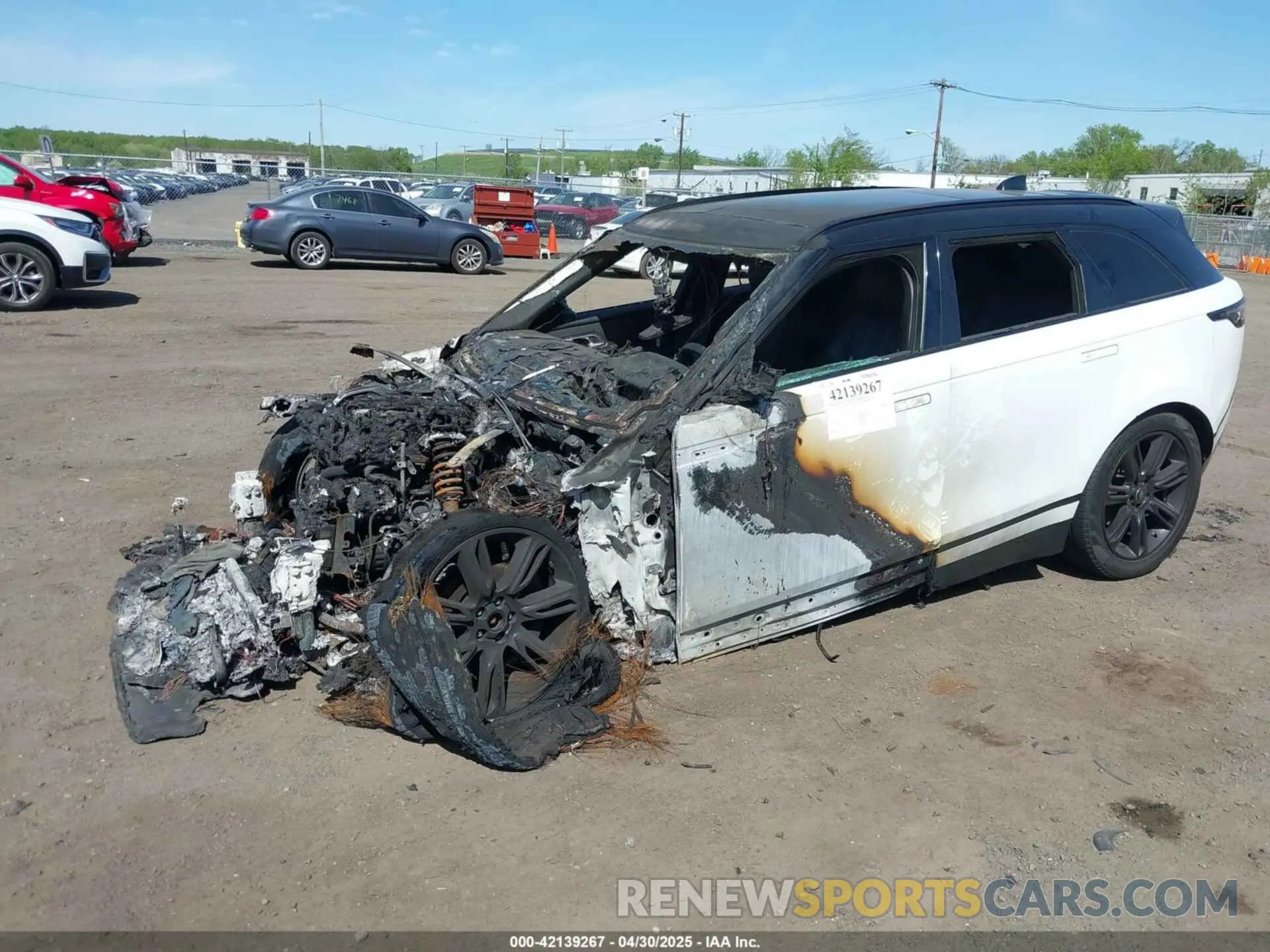 2 Photograph of a damaged car SALYL2EX5KA228531 LAND ROVER RANGE ROVER VELAR 2019