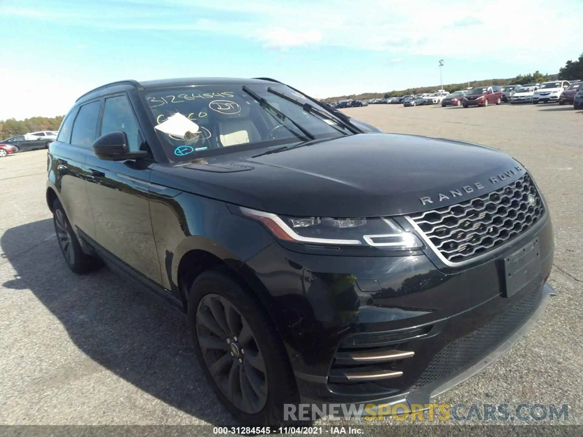 1 Photograph of a damaged car SALYL2EX5KA782961 LAND ROVER RANGE ROVER VELAR 2019