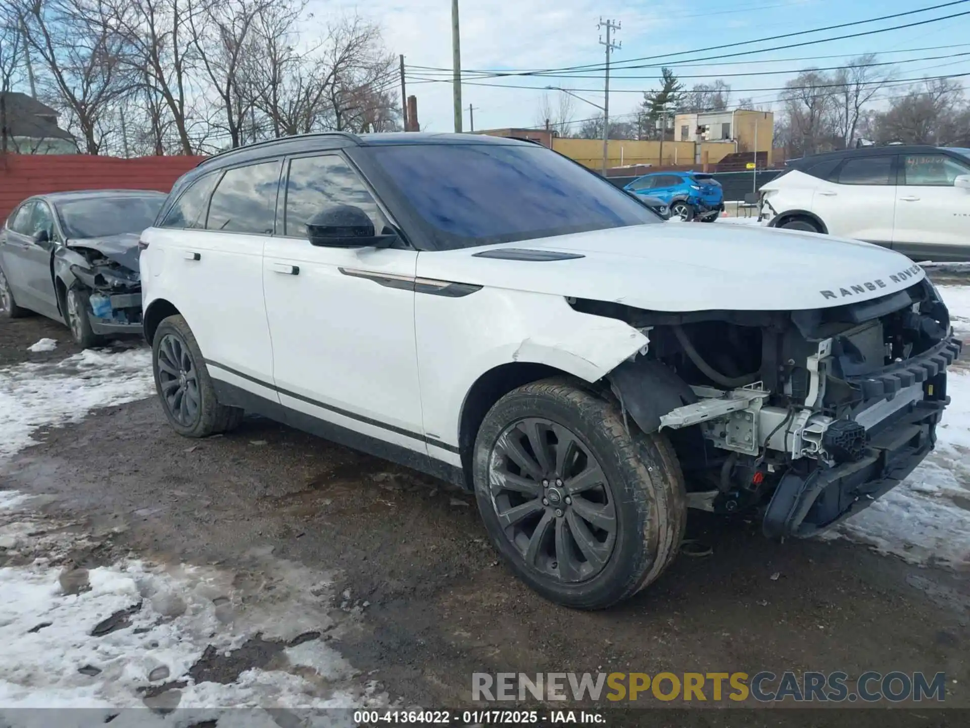 1 Photograph of a damaged car SALYL2EX6KA782659 LAND ROVER RANGE ROVER VELAR 2019