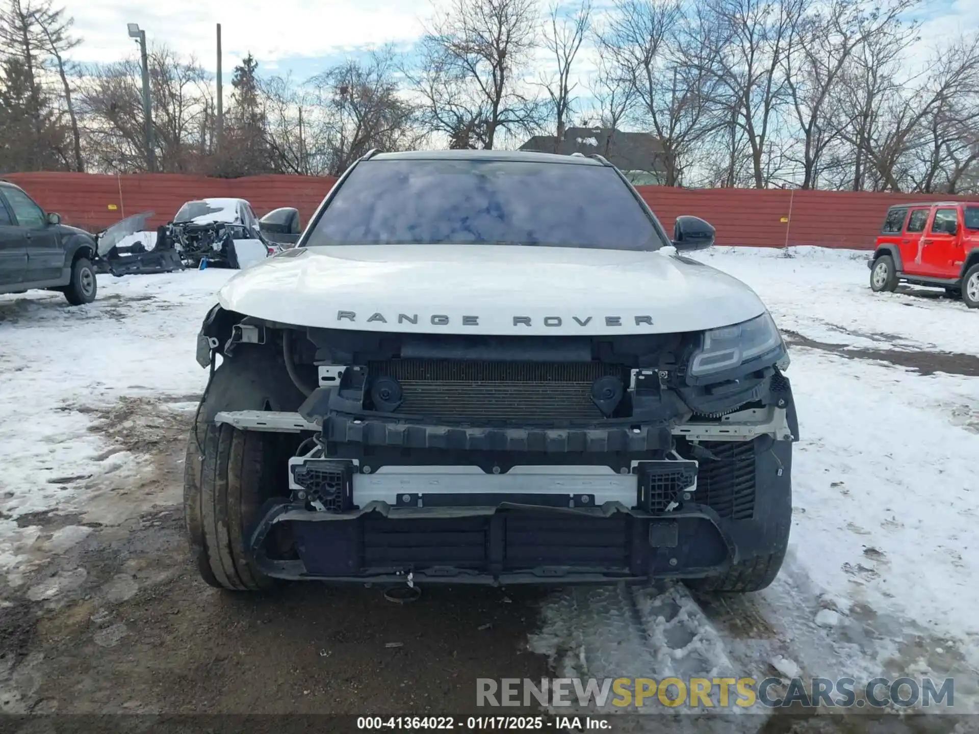 13 Photograph of a damaged car SALYL2EX6KA782659 LAND ROVER RANGE ROVER VELAR 2019