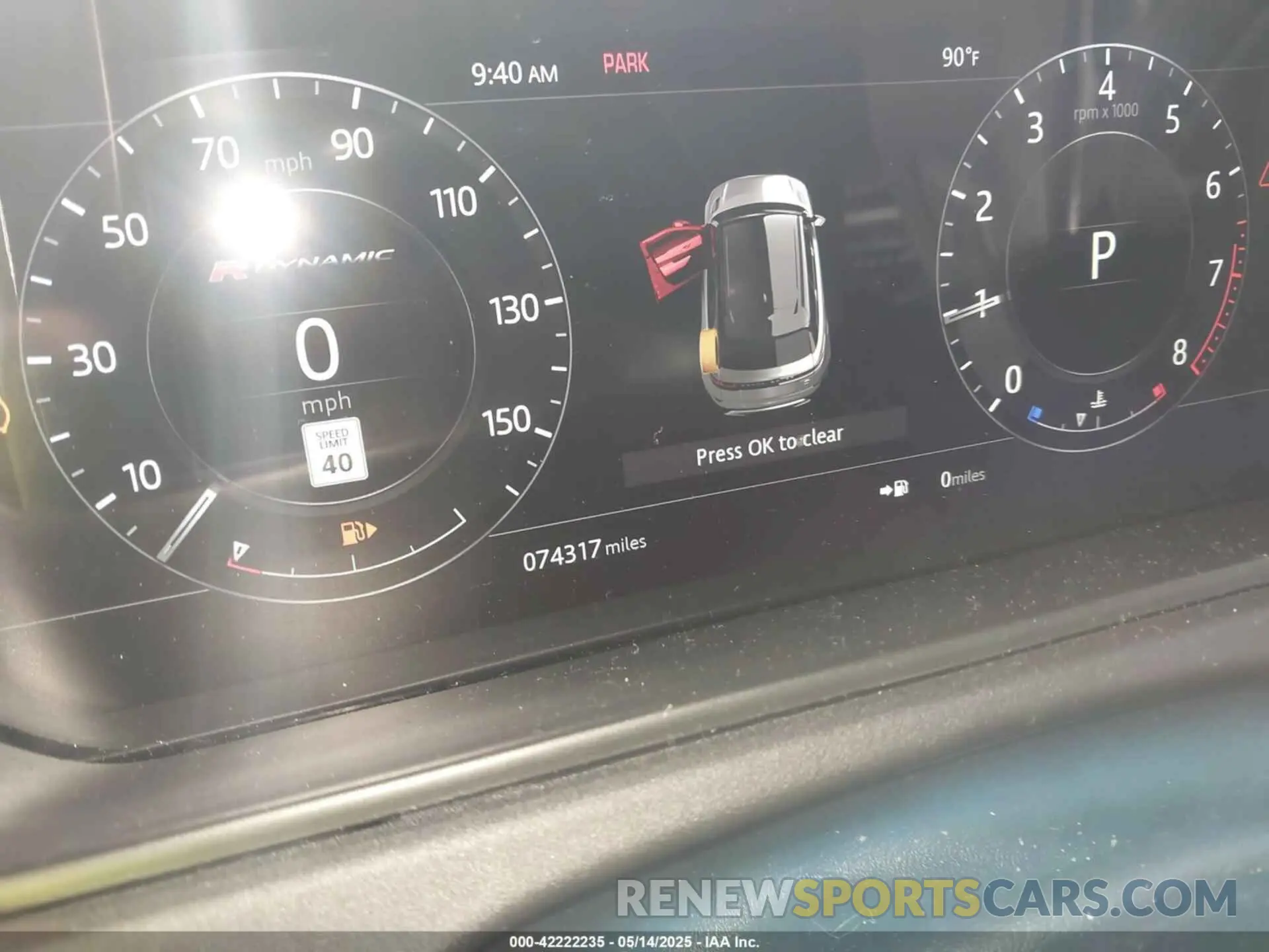 7 Photograph of a damaged car SALYL2EX6KA791605 LAND ROVER RANGE ROVER VELAR 2019