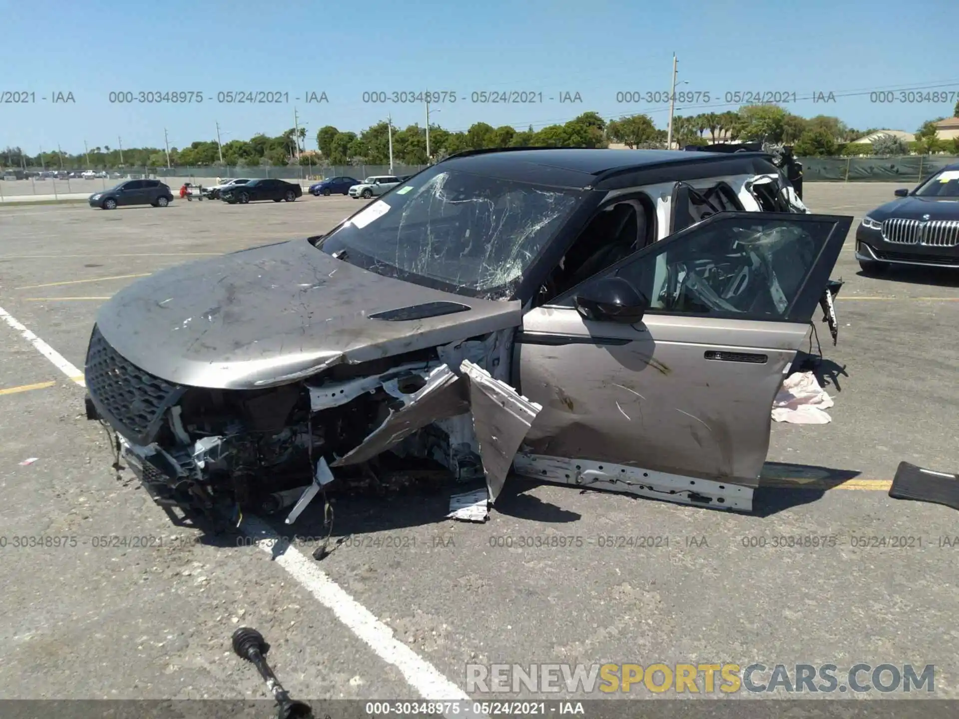 2 Photograph of a damaged car SALYL2EX7KA212024 LAND ROVER RANGE ROVER VELAR 2019