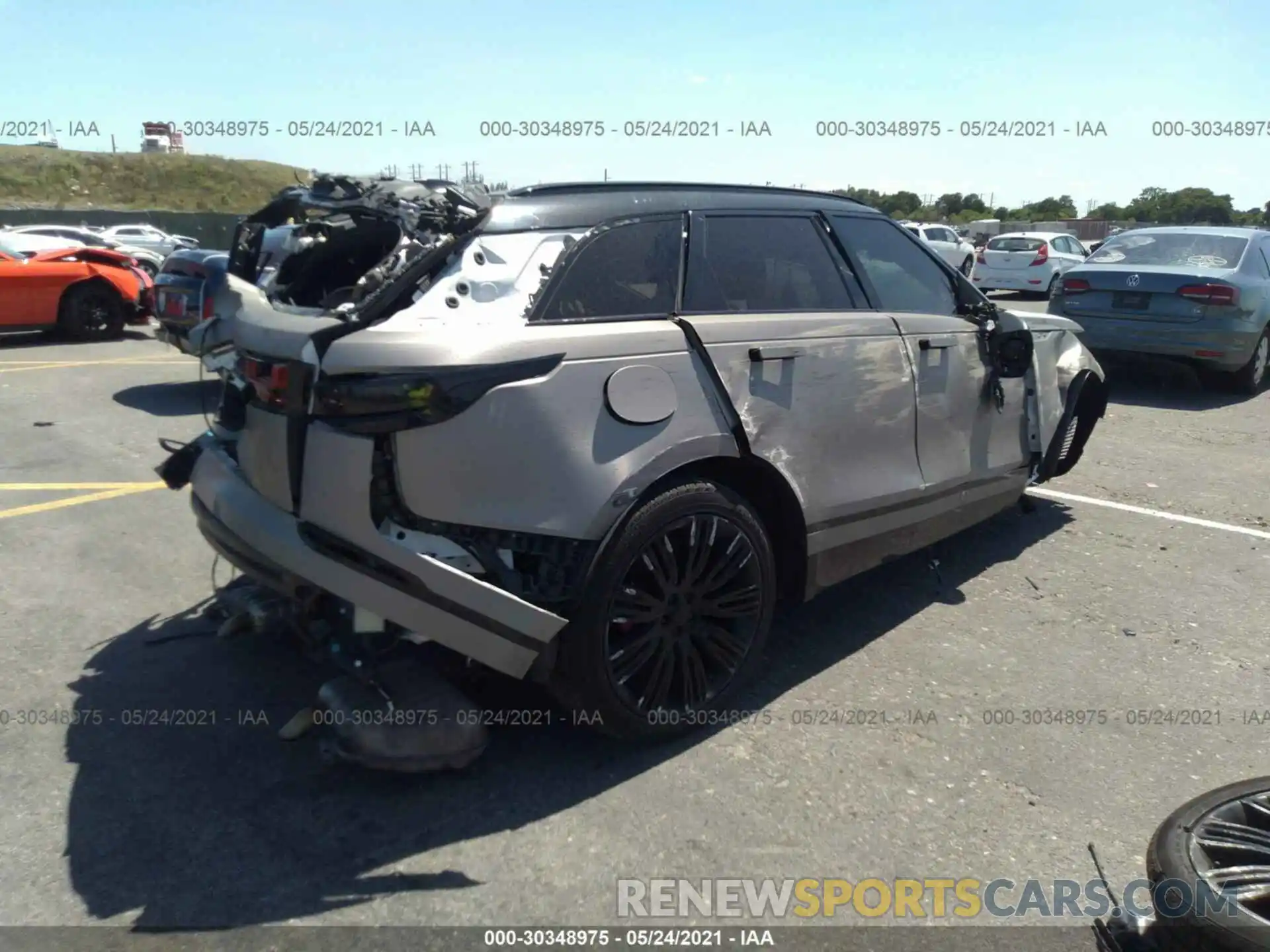 4 Photograph of a damaged car SALYL2EX7KA212024 LAND ROVER RANGE ROVER VELAR 2019