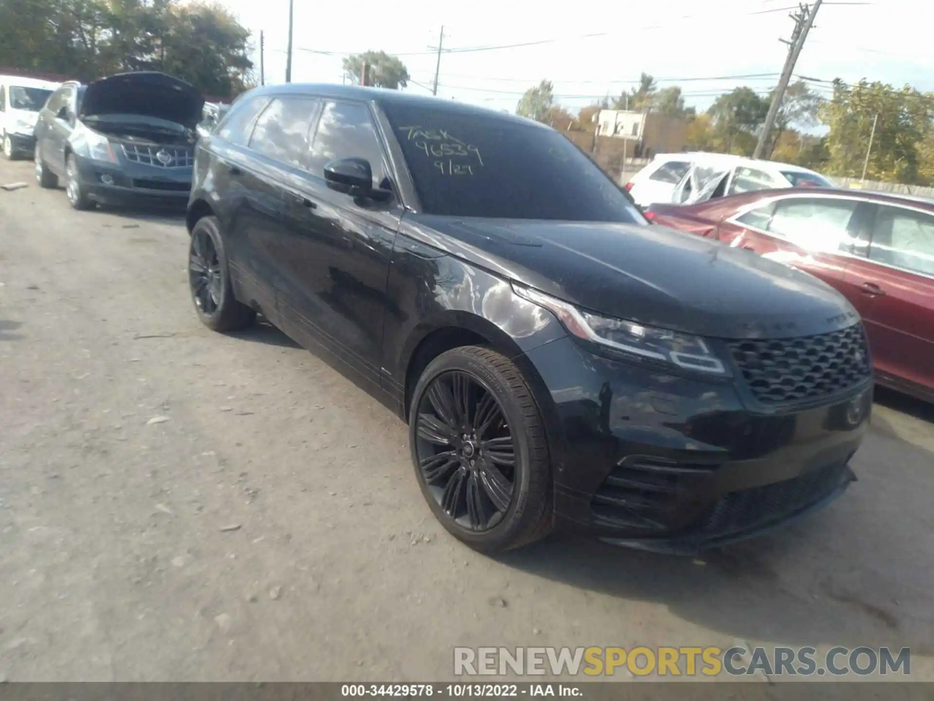 1 Photograph of a damaged car SALYL2EX7KA234864 LAND ROVER RANGE ROVER VELAR 2019