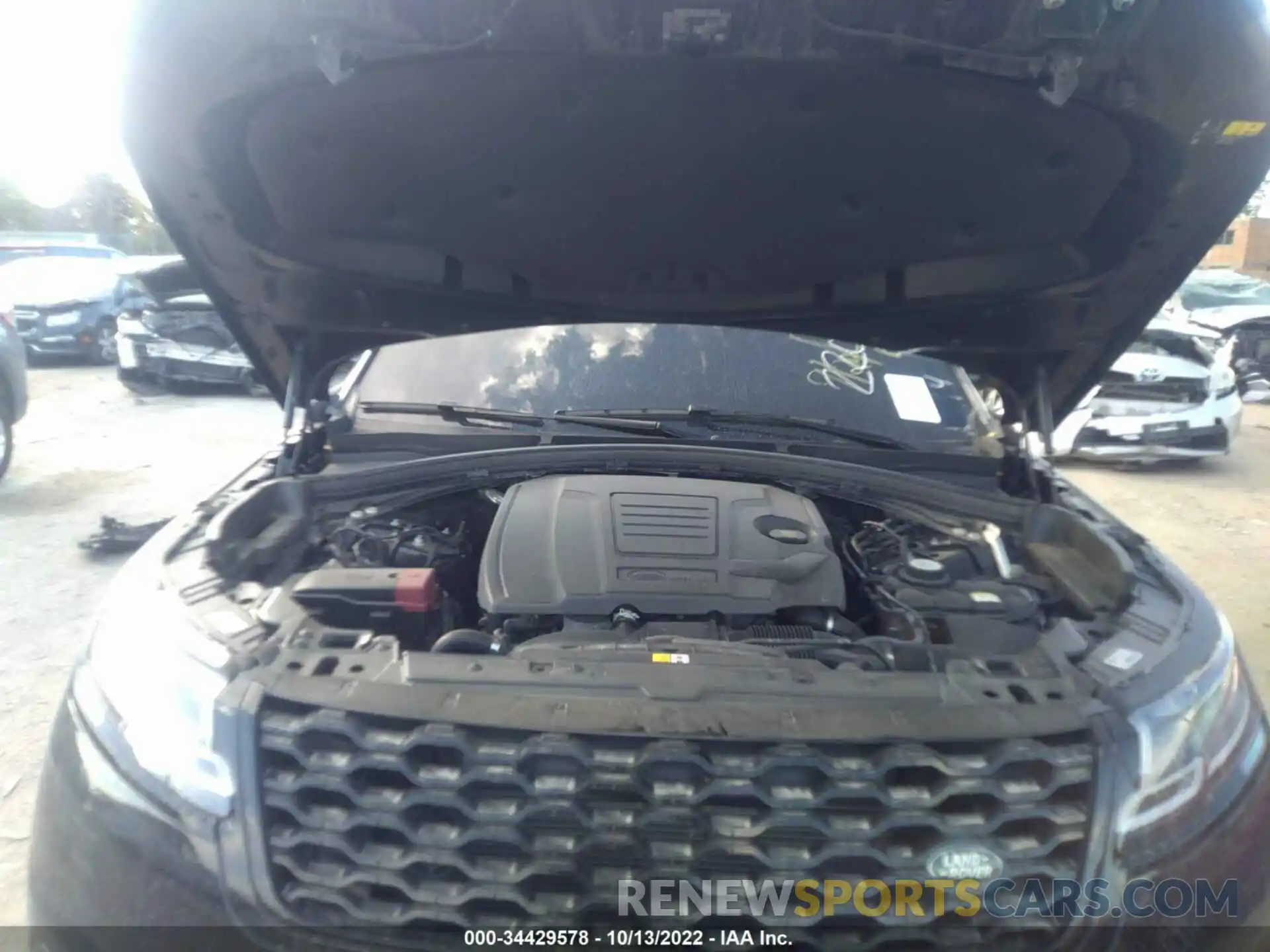 10 Photograph of a damaged car SALYL2EX7KA234864 LAND ROVER RANGE ROVER VELAR 2019